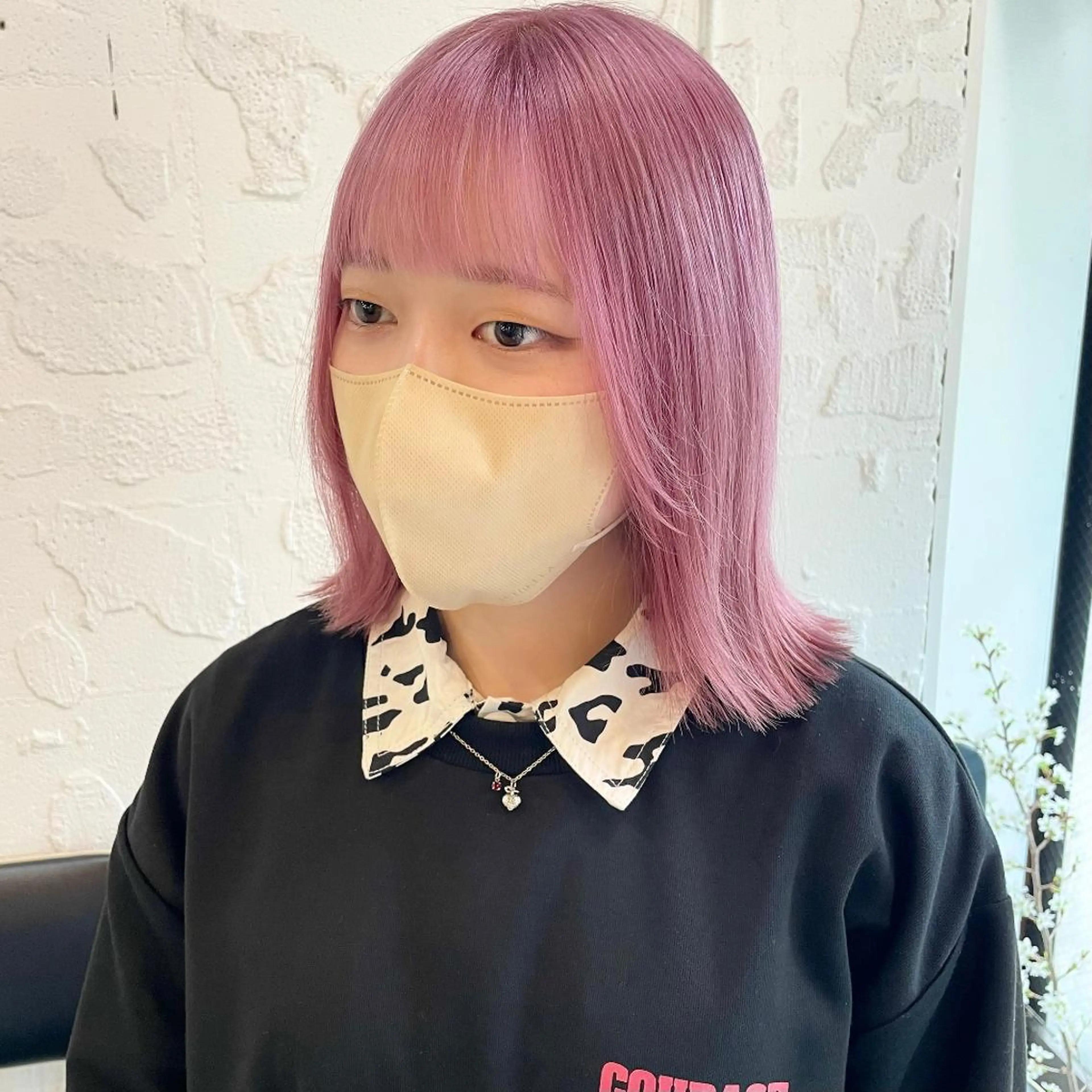 ミディアム カラー カット ヘアカラー トリートメント em HAIR 🌿下北沢のヘアスタイル