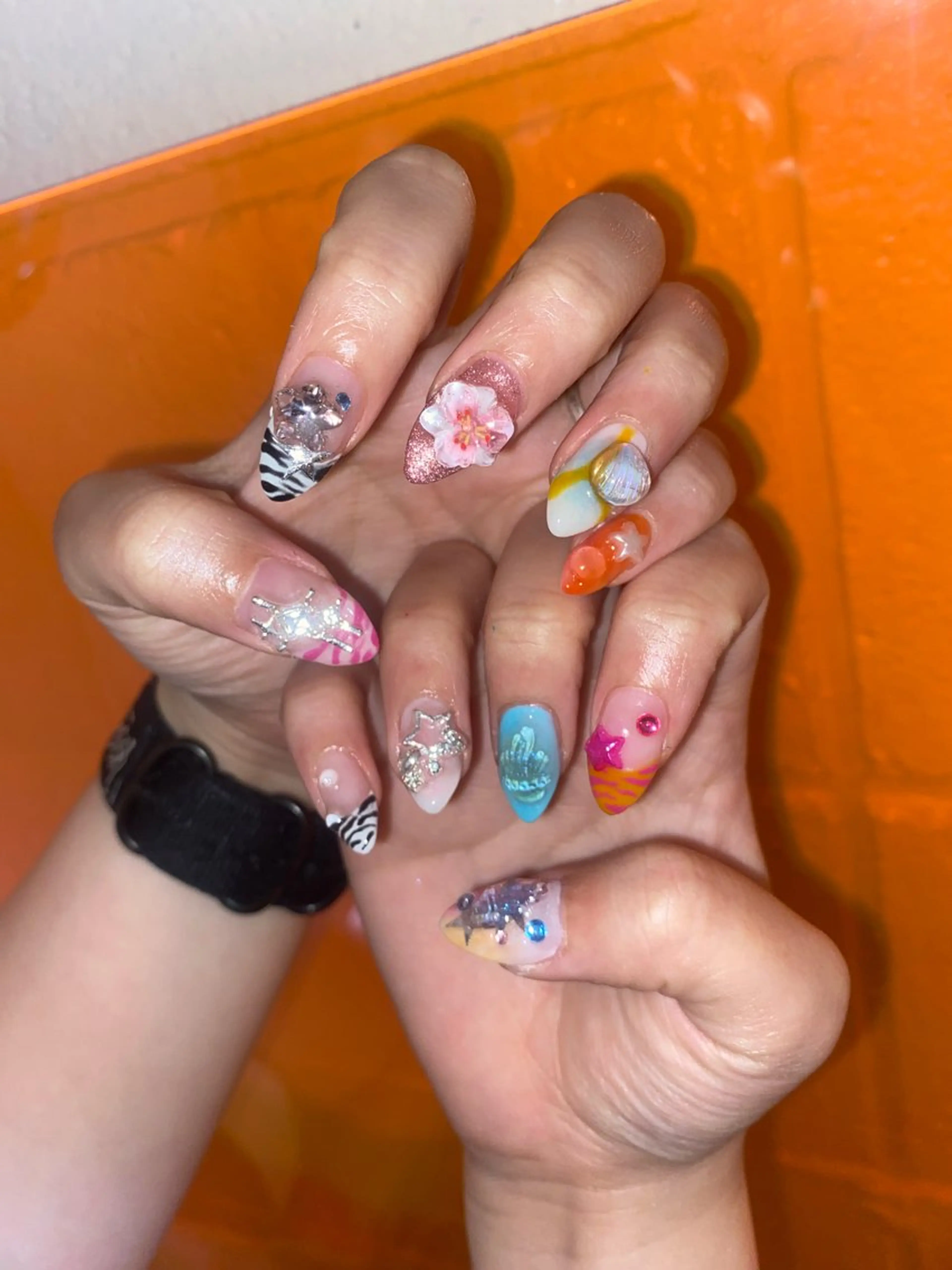 ネイル .unff所属・hana (..)個 性派/メンズネイル◎のネイルデザイン