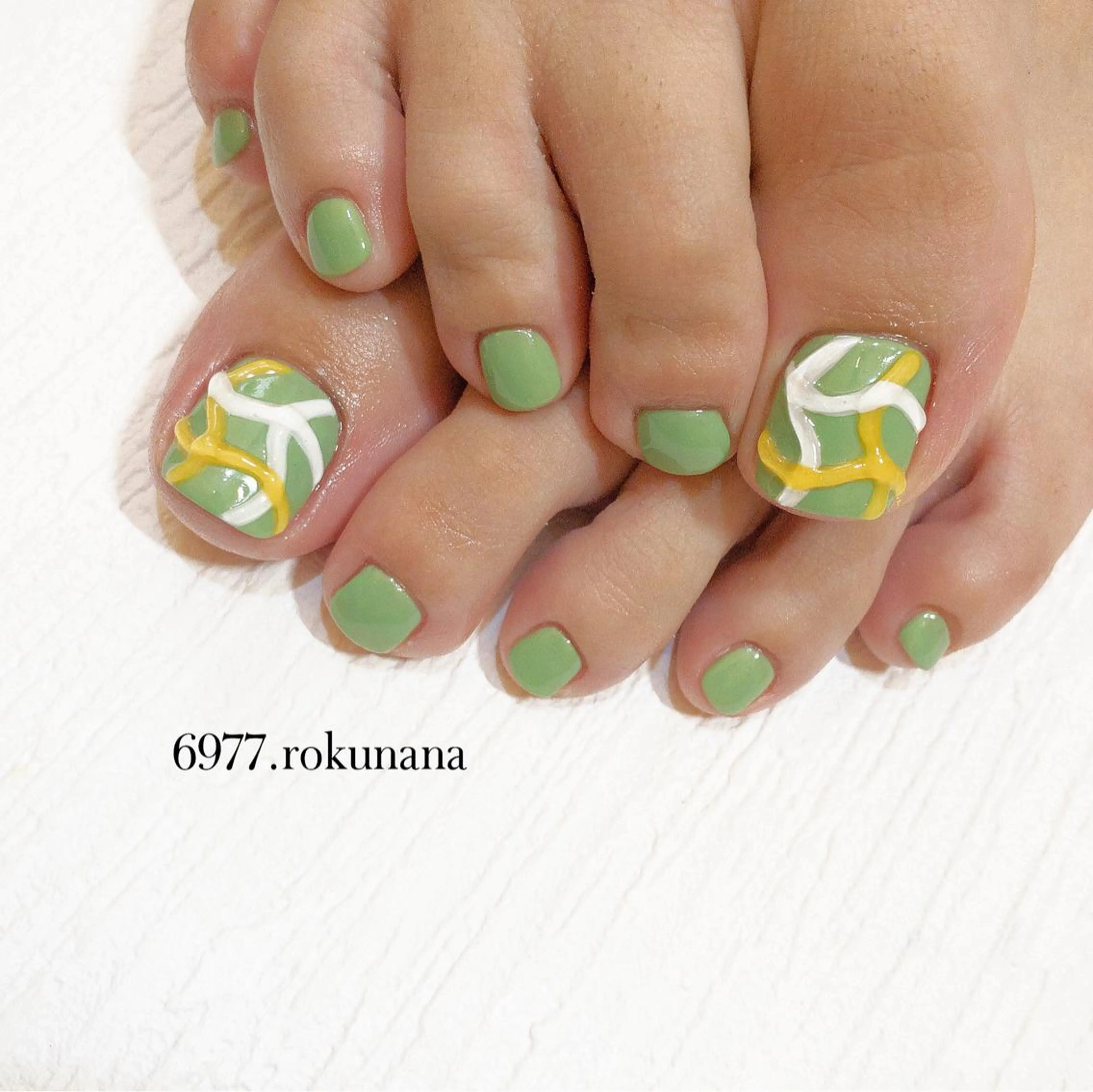 ネイル フットネイル rokunana 佐野のネイルデザイン
