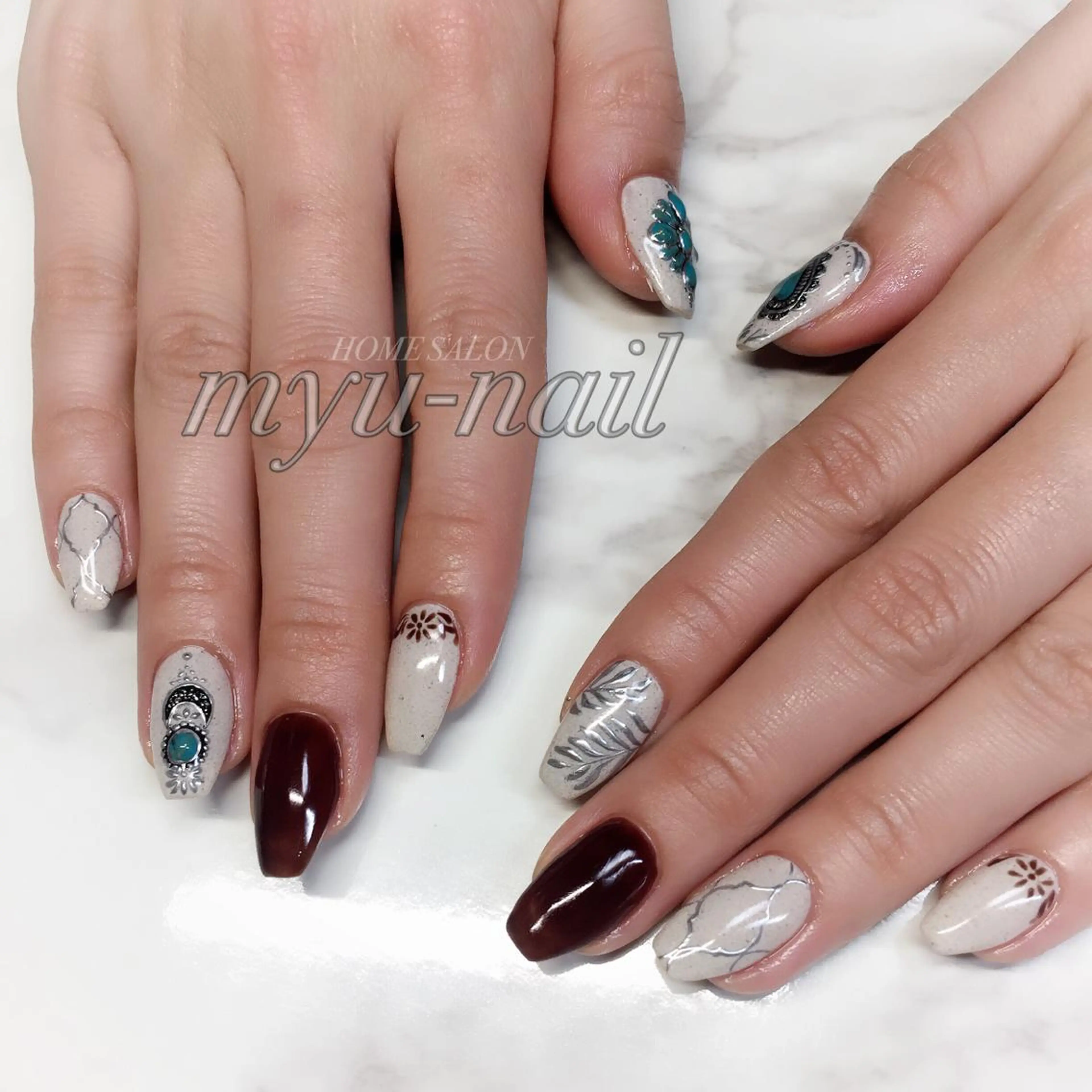 ネイル ホームサロン myu-nailのネイルデザイン