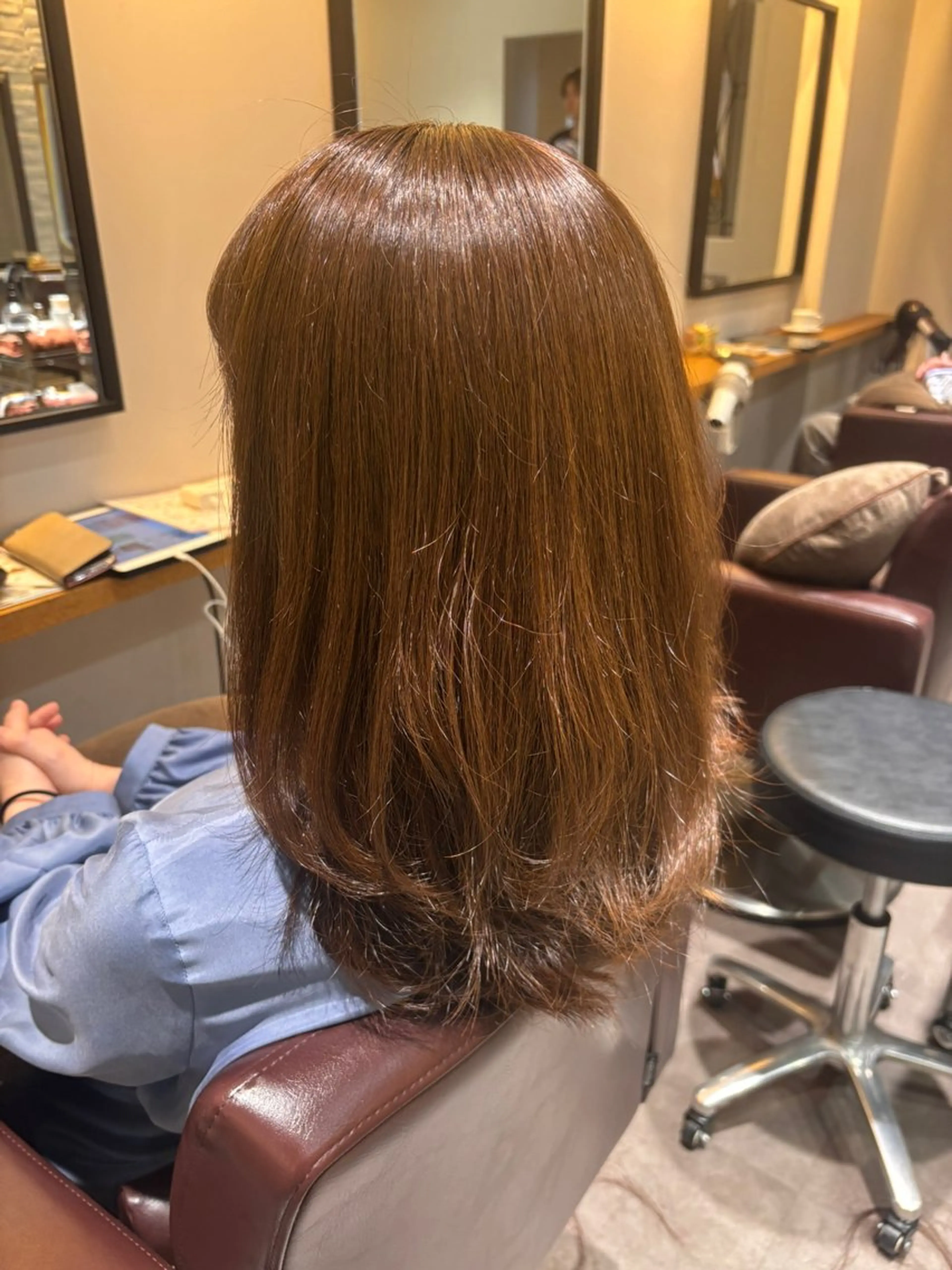 セミロング カット ヘアカラー トリートメント 艶カラー💎 / Ayakaのヘアスタイル