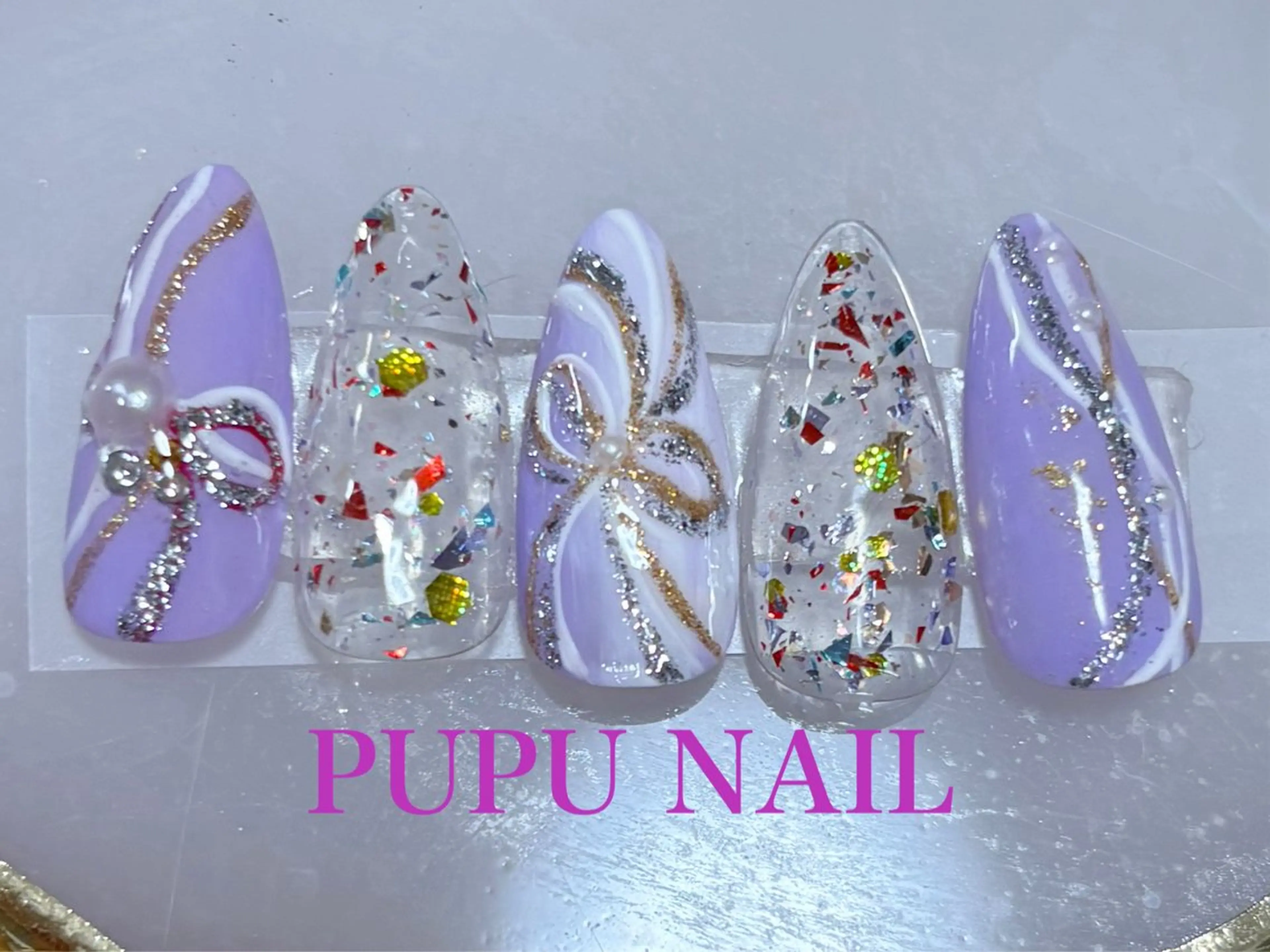 ミディアム ハンドネイル Re:Nail Formula所属・kido chieのネイルデザイン