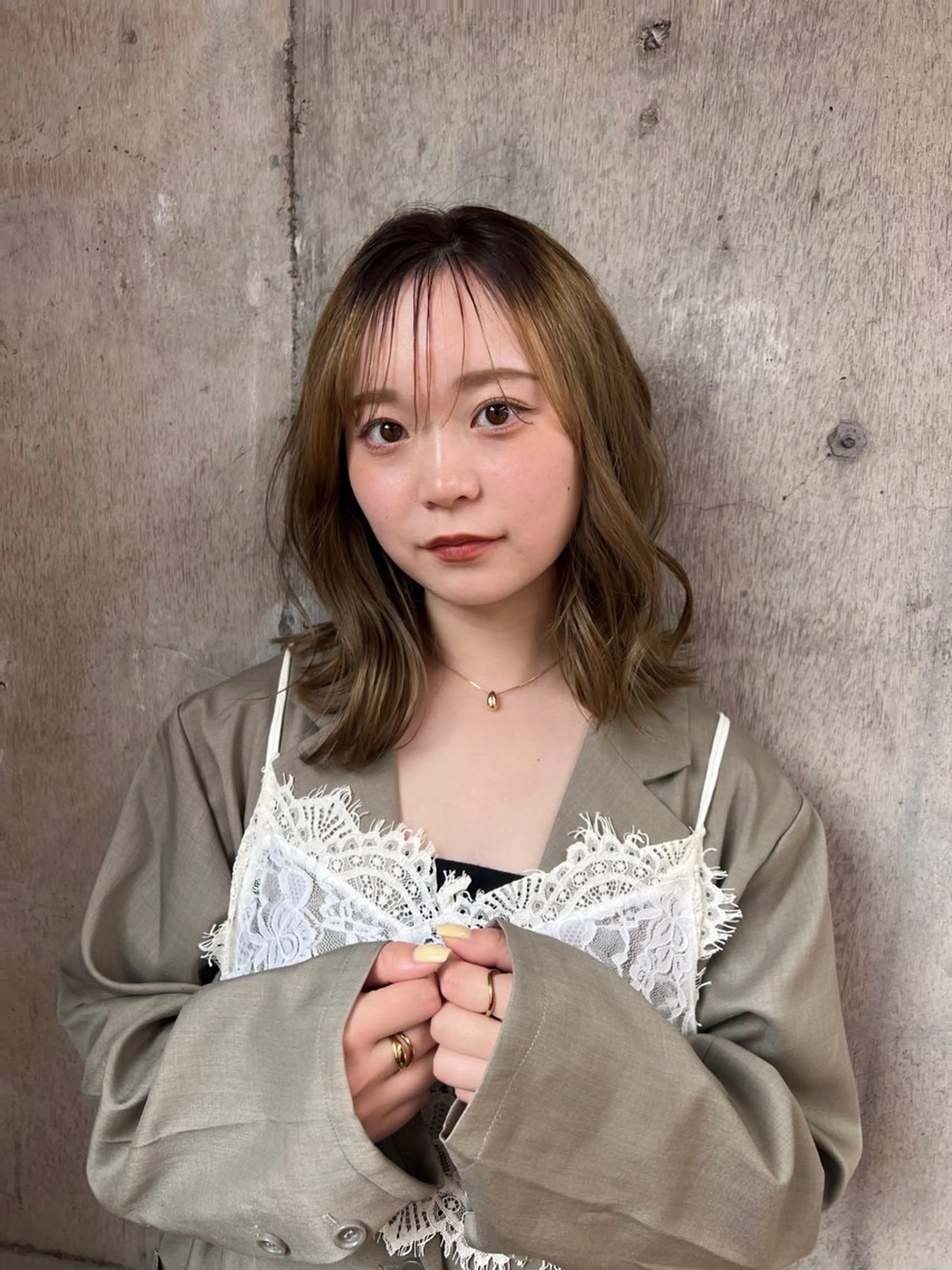 ミディアム 可愛いを仕込む🩰 透明感ヘア/海琴のヘアスタイル