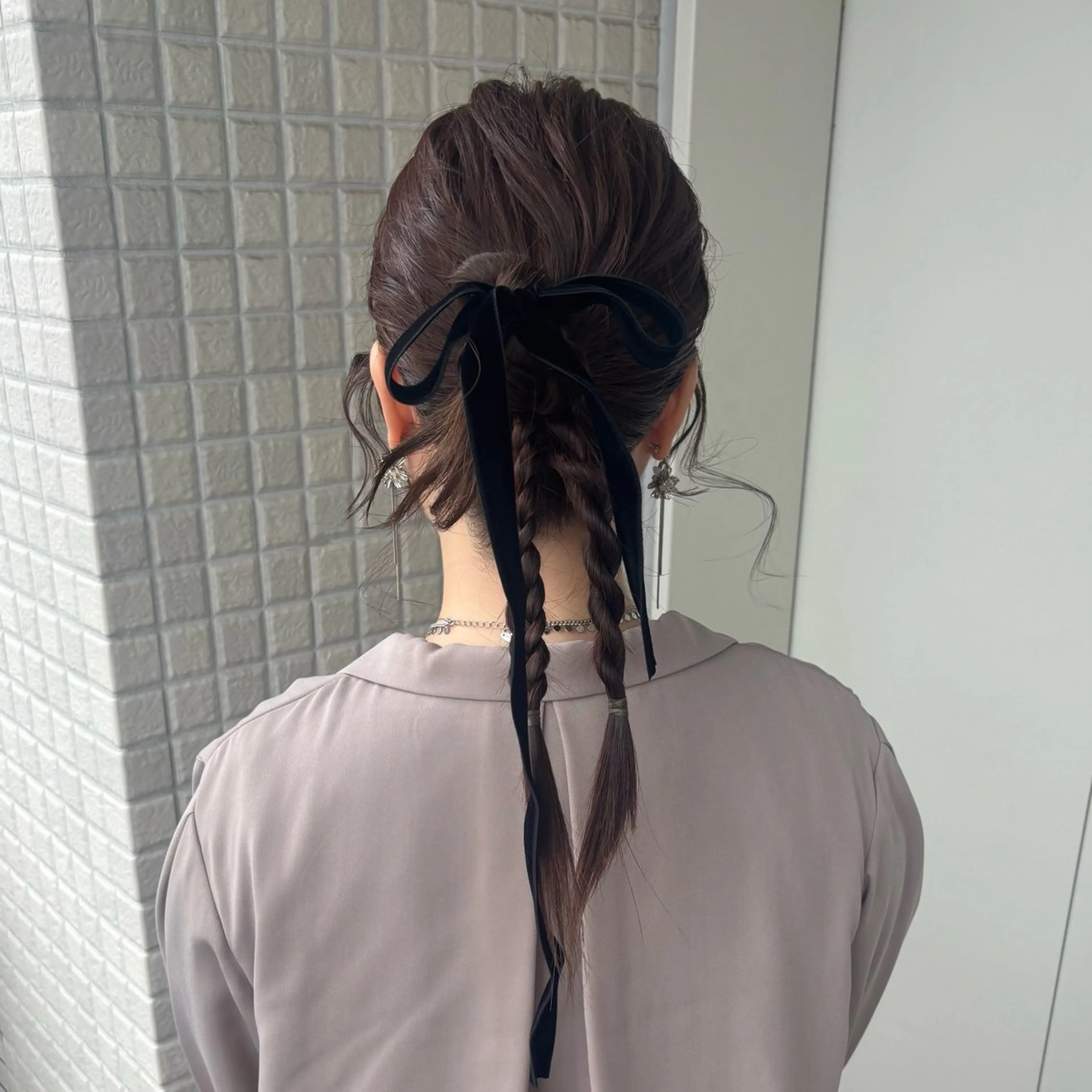 ヘアアレンジ ヘアセット 艶カラー🪡髪質改善 アレンジ🎀airiのヘアスタイル