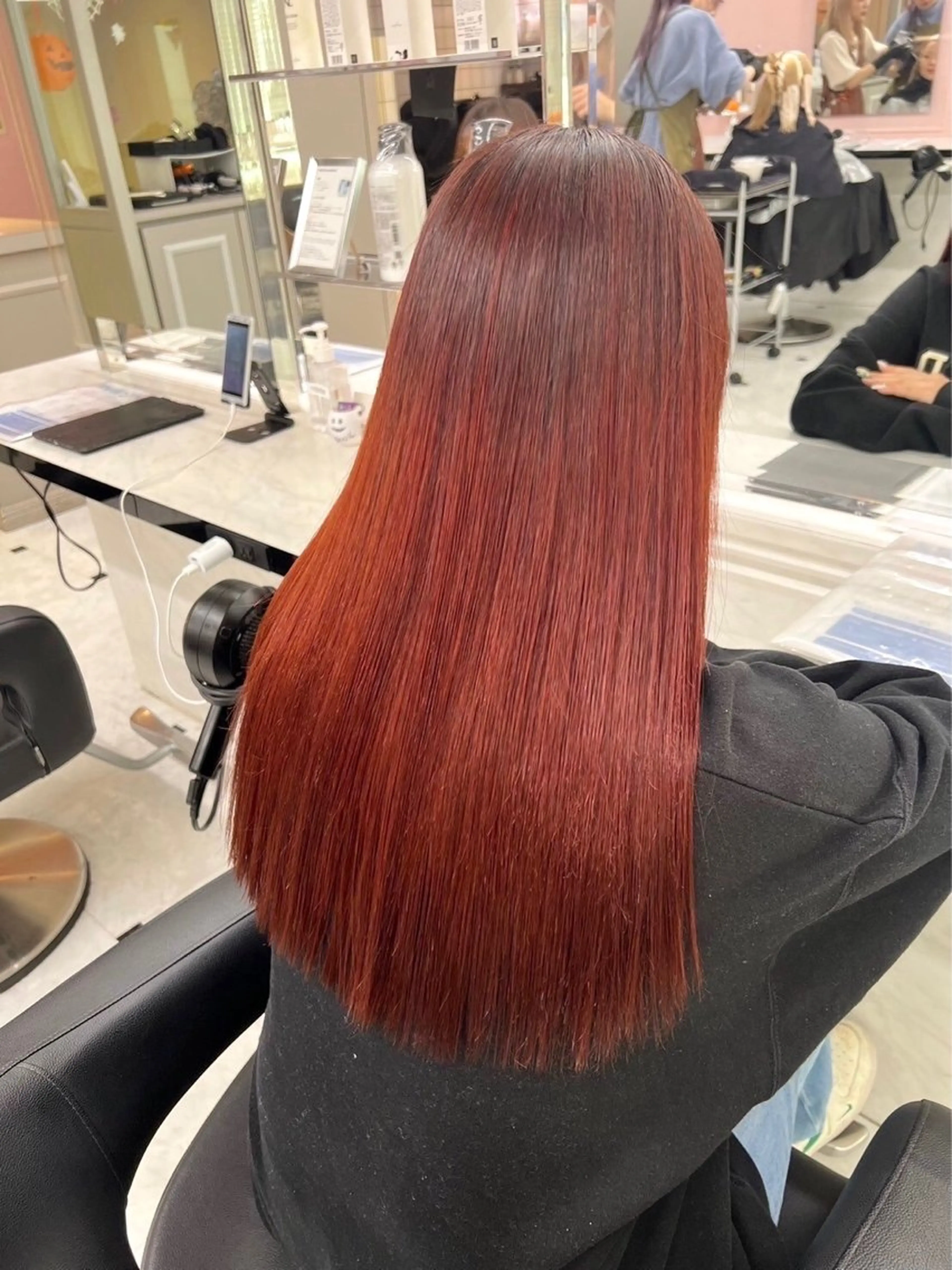 セミロング カラー ヘアアレンジ ブリーチ ブリーチなしカラー 髪質改善 🫧モテる💗ダメー ジレスハイトーン🫧のヘアスタイル