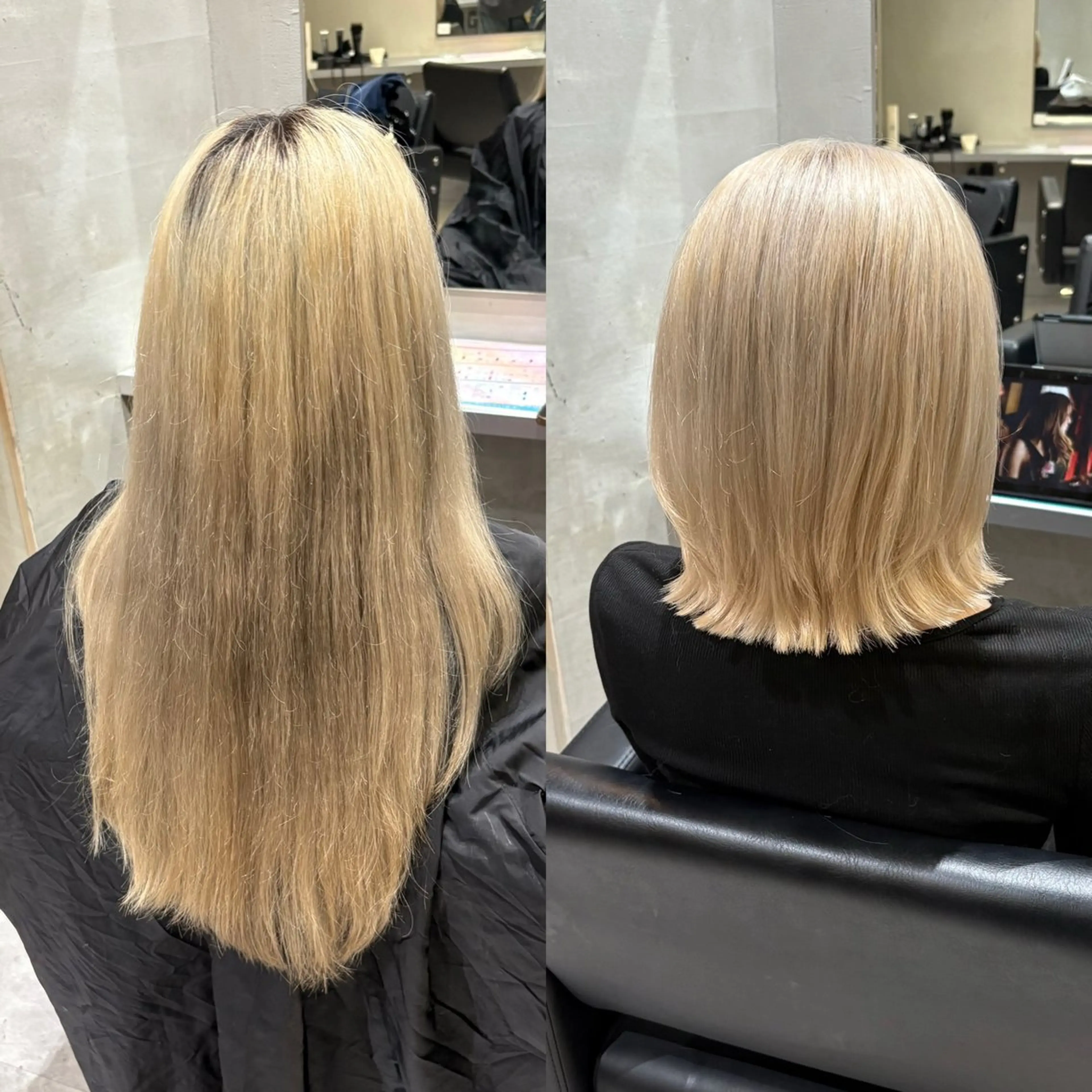 ミディアム カラー Minami. 🩵 再現性特化ヘアのヘアスタイル