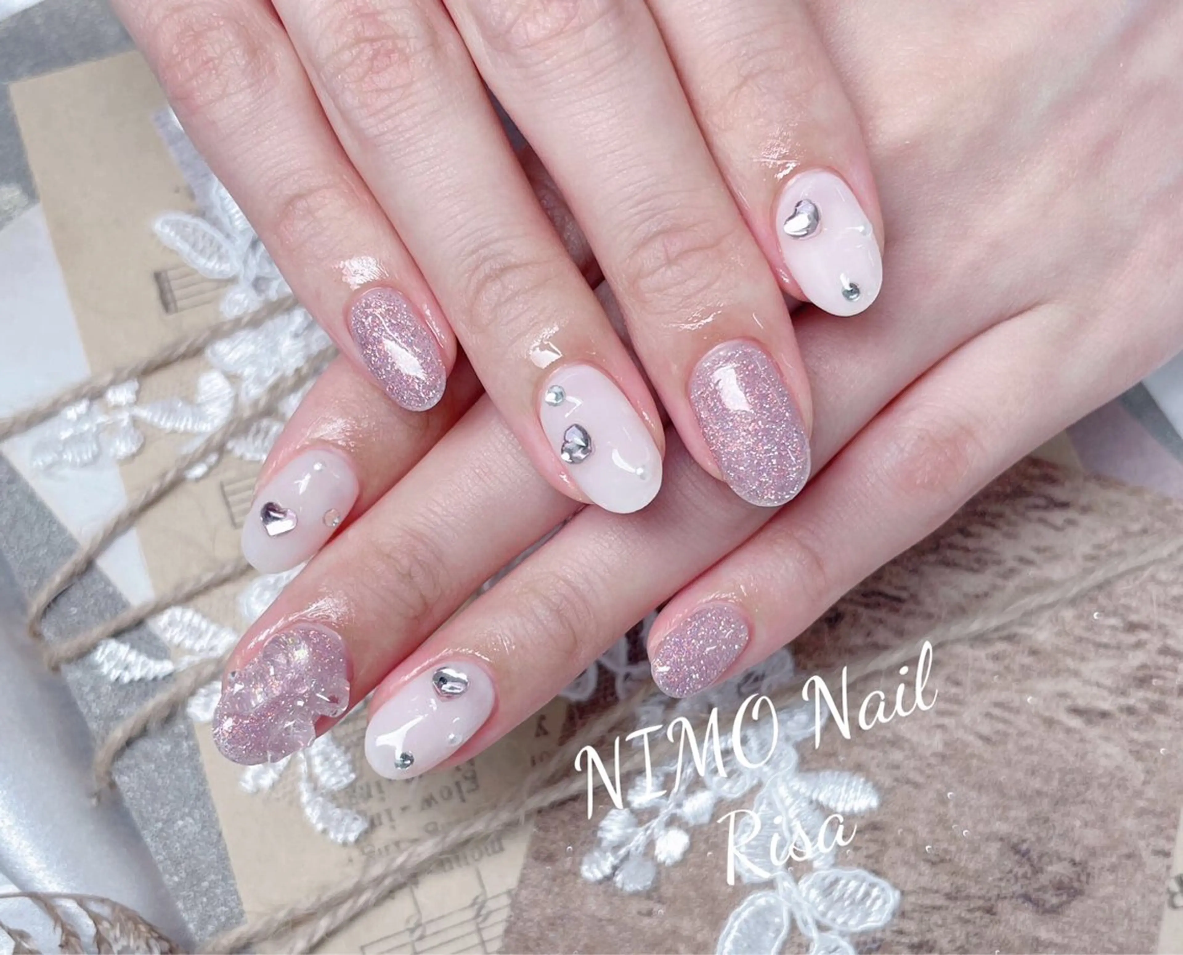 ネイル ハンドネイル RI SA☀️ リサのネイルデザイン