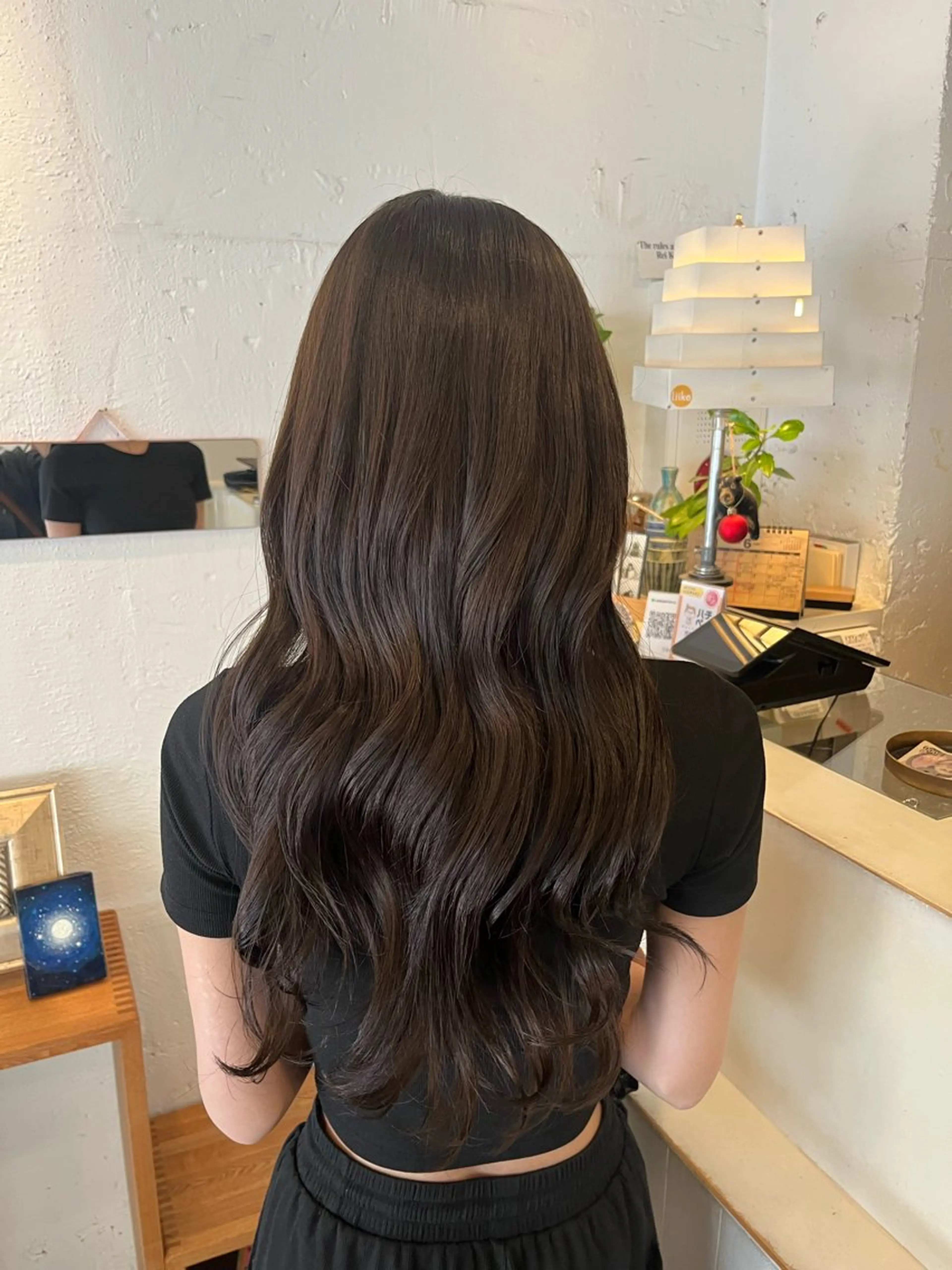 ロング カラー ヘアカラー 栗林 惟のヘアスタイル