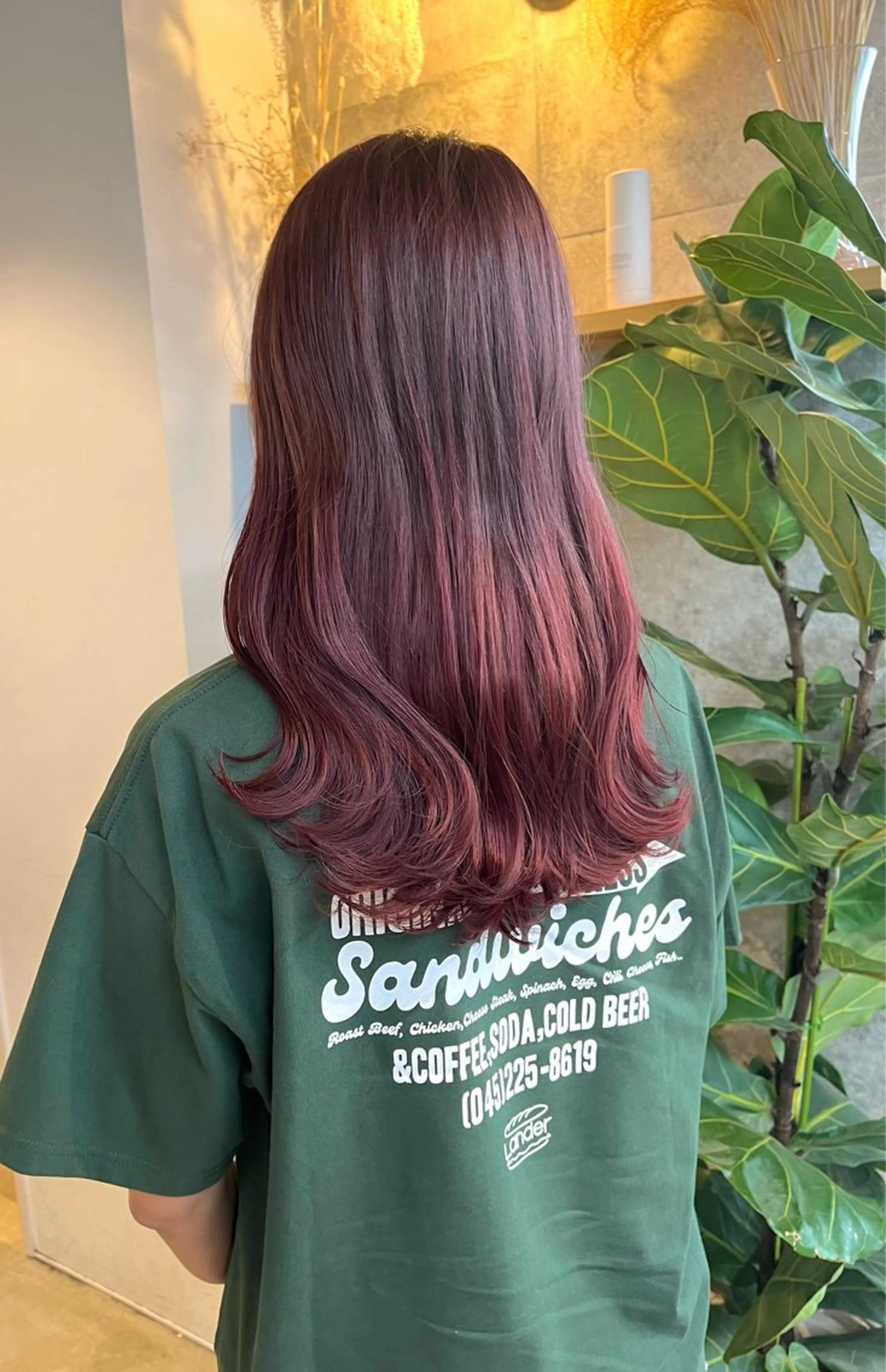 セミロング カラー ヘアカラー ハイトーンカラ ー/小川のヘアスタイル