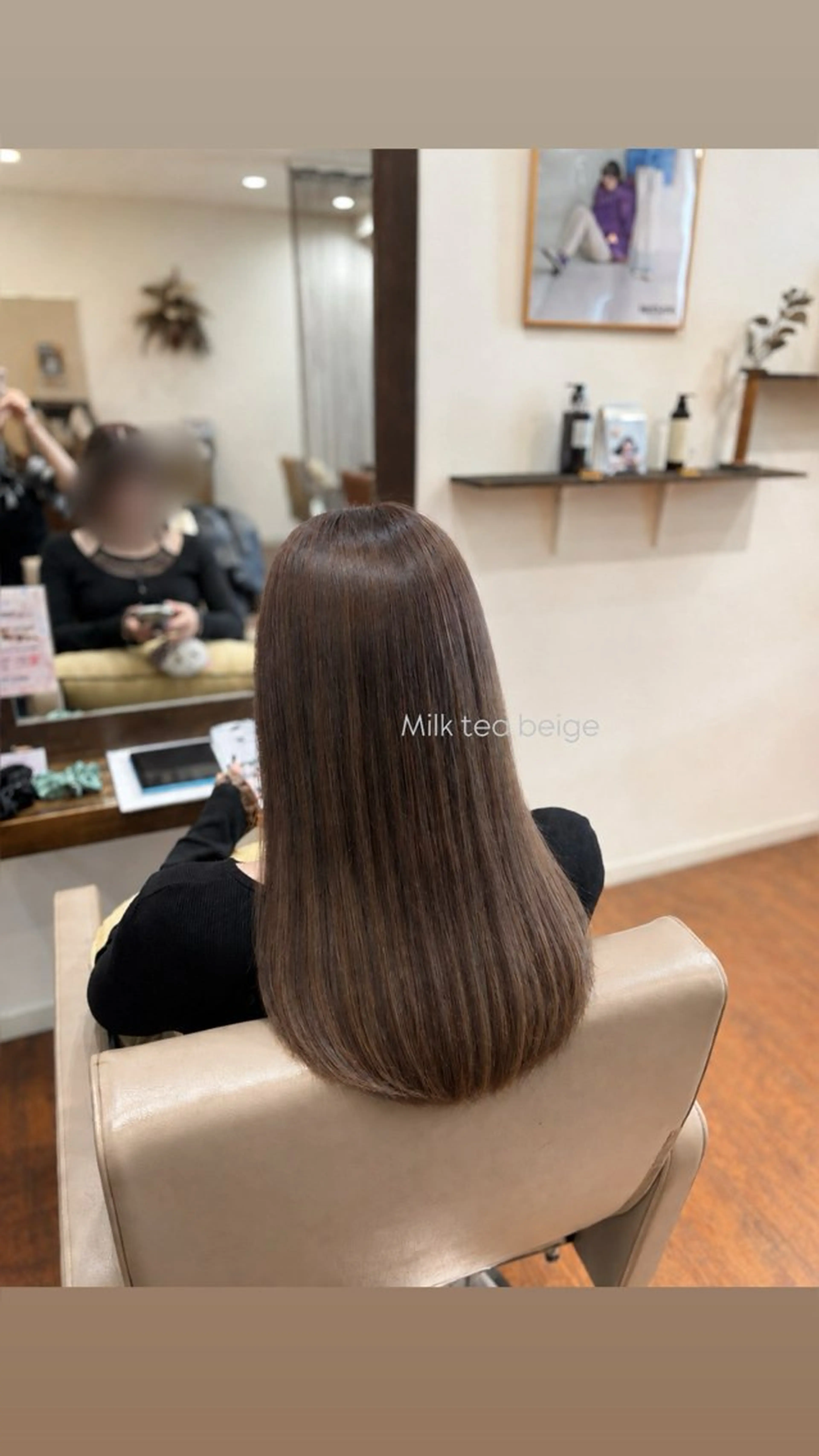 ロング カット ヘアカラー トリートメント 四日市理美容室/ ANDIAMO/妃菜のヘアスタイル