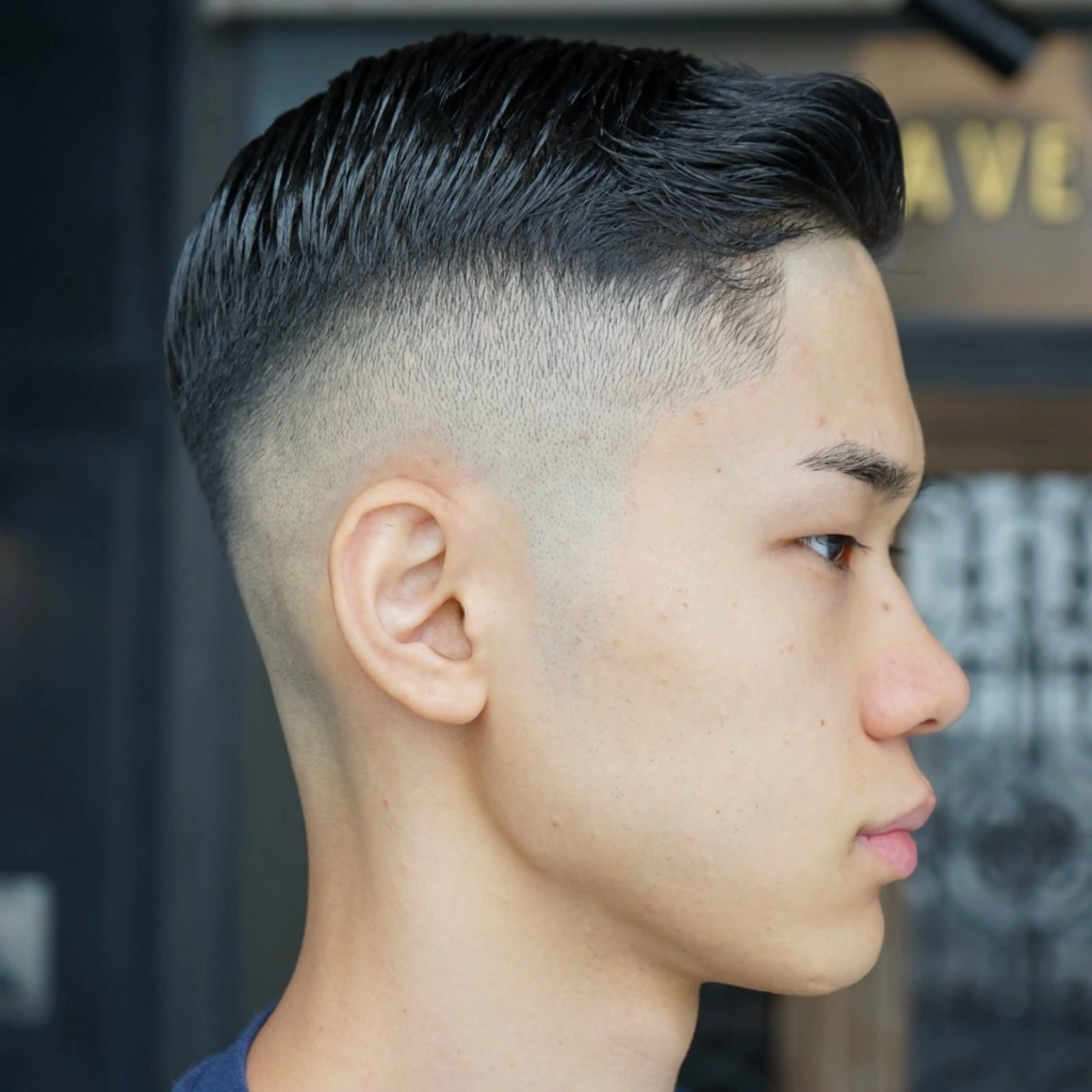 メンズ ビジネス フェードカット スキンフェード 💈AOTA KEISHI💈のヘアスタイル