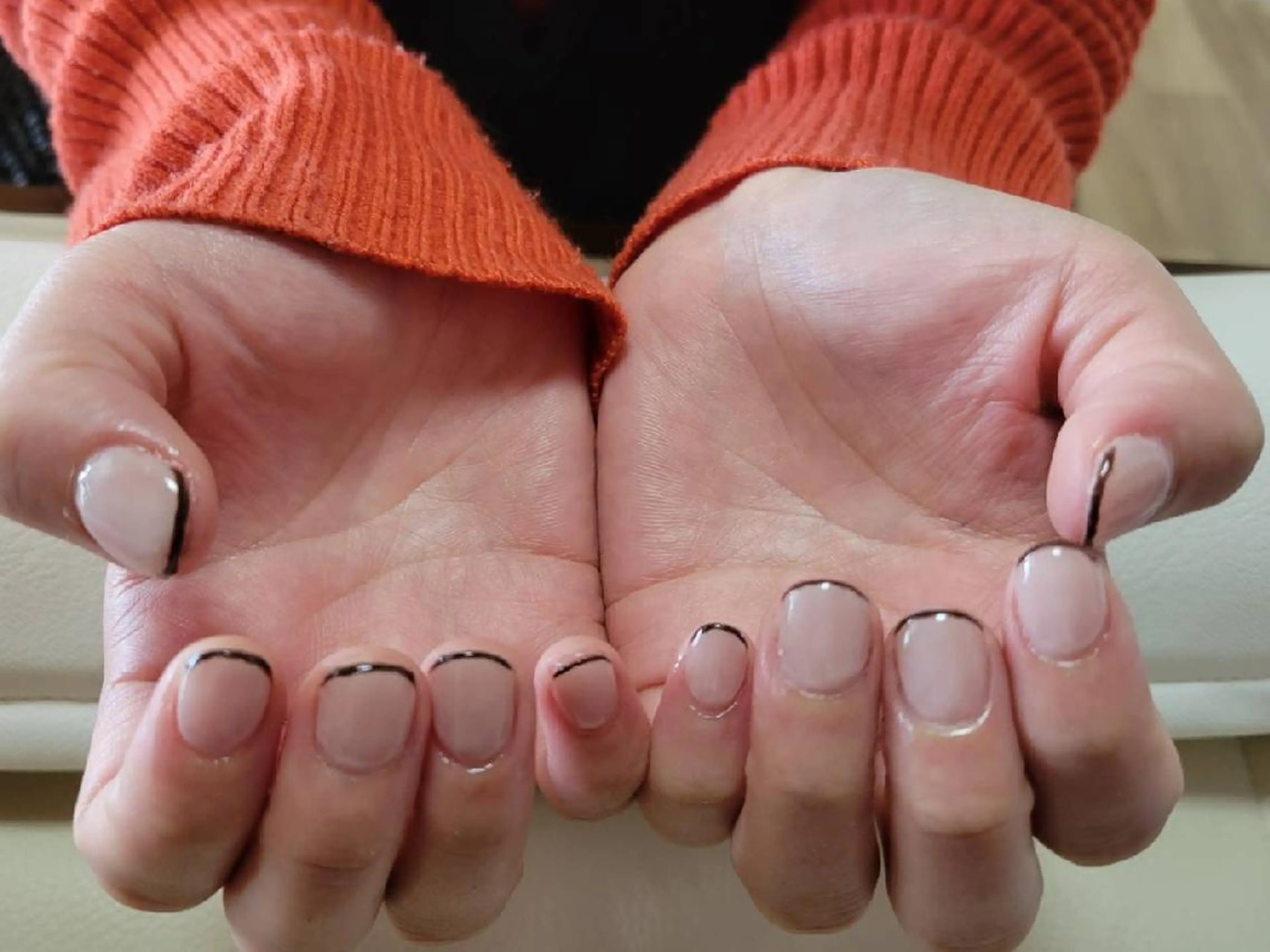 フレンチネイル  (オフ🆗)ネイルケア、次回特典付きの写真