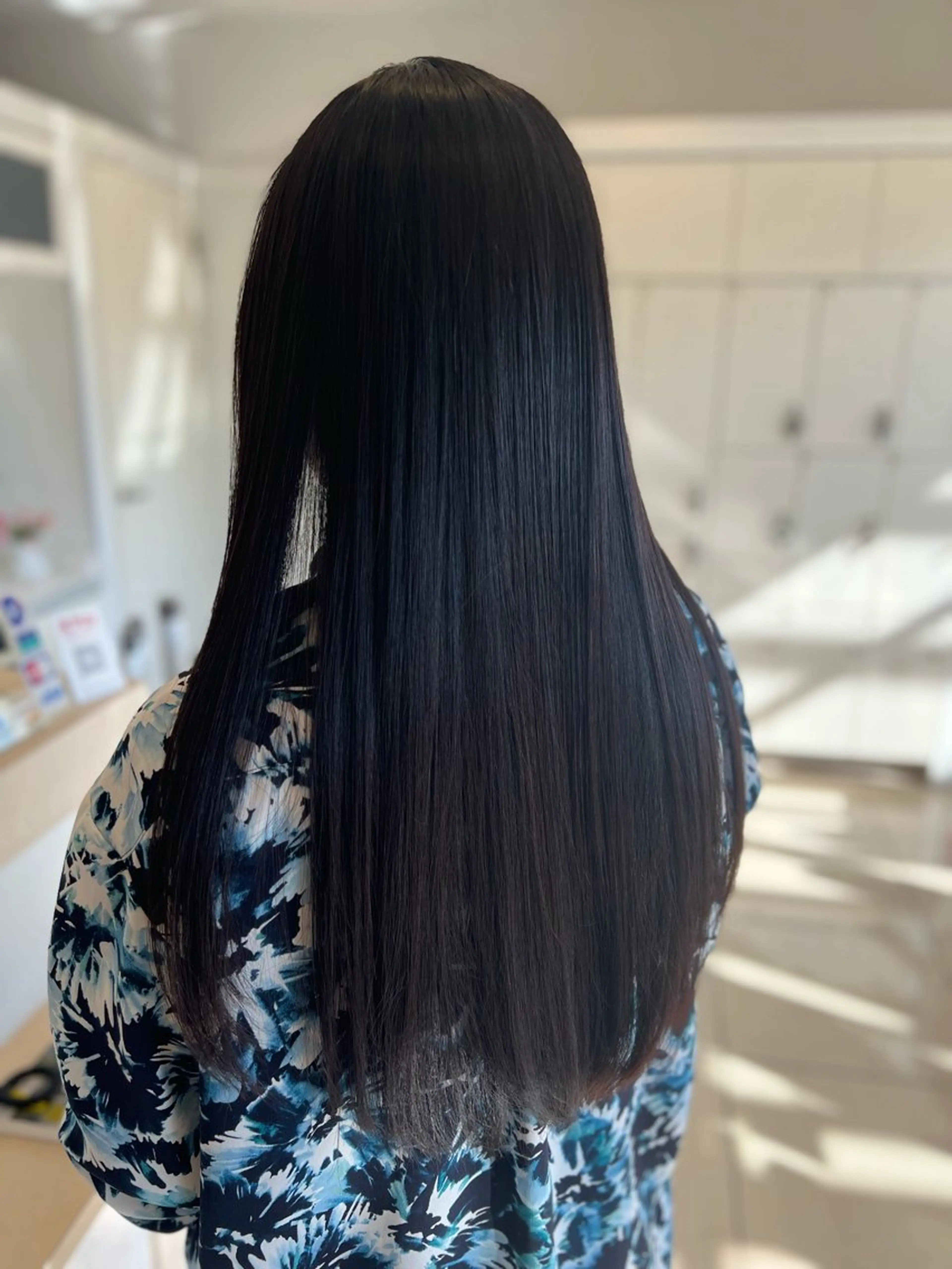 ロング パーマ カット 縮毛矯正 金子 直樹のヘアスタイル