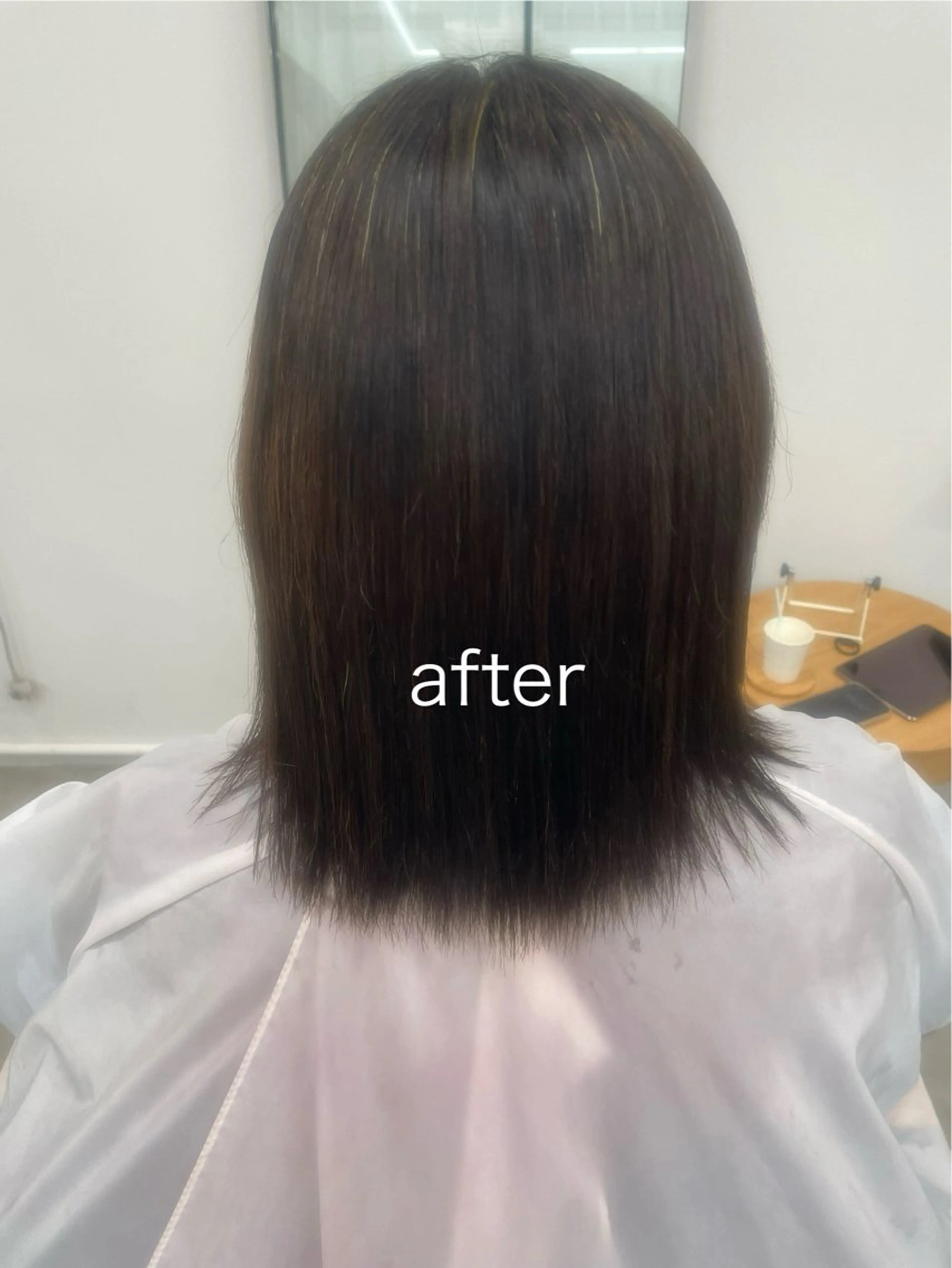 ミディアム 縮毛矯正 あゆみ 🍀のヘアスタイル