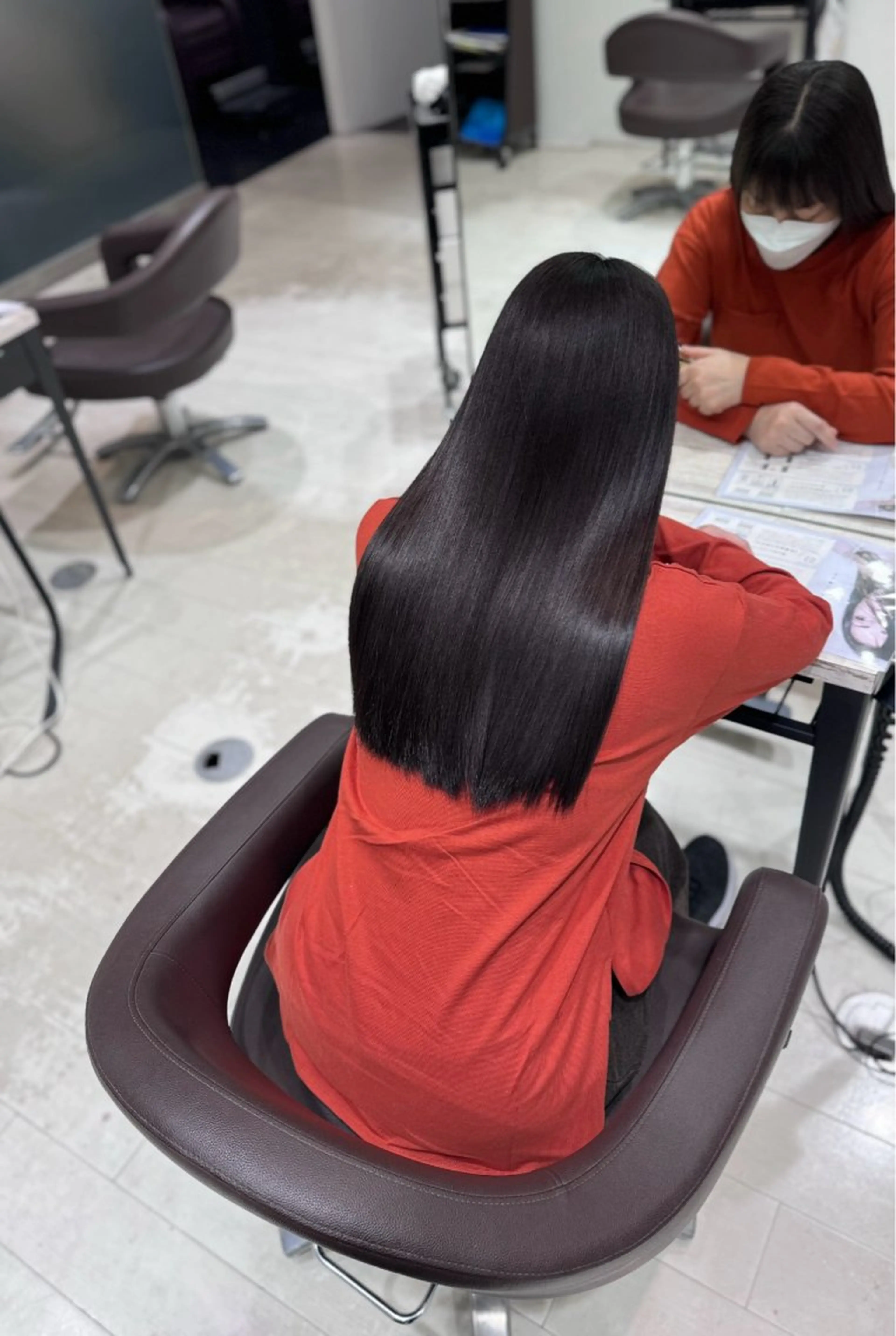 ロング 西川 凌摩のヘアスタイル