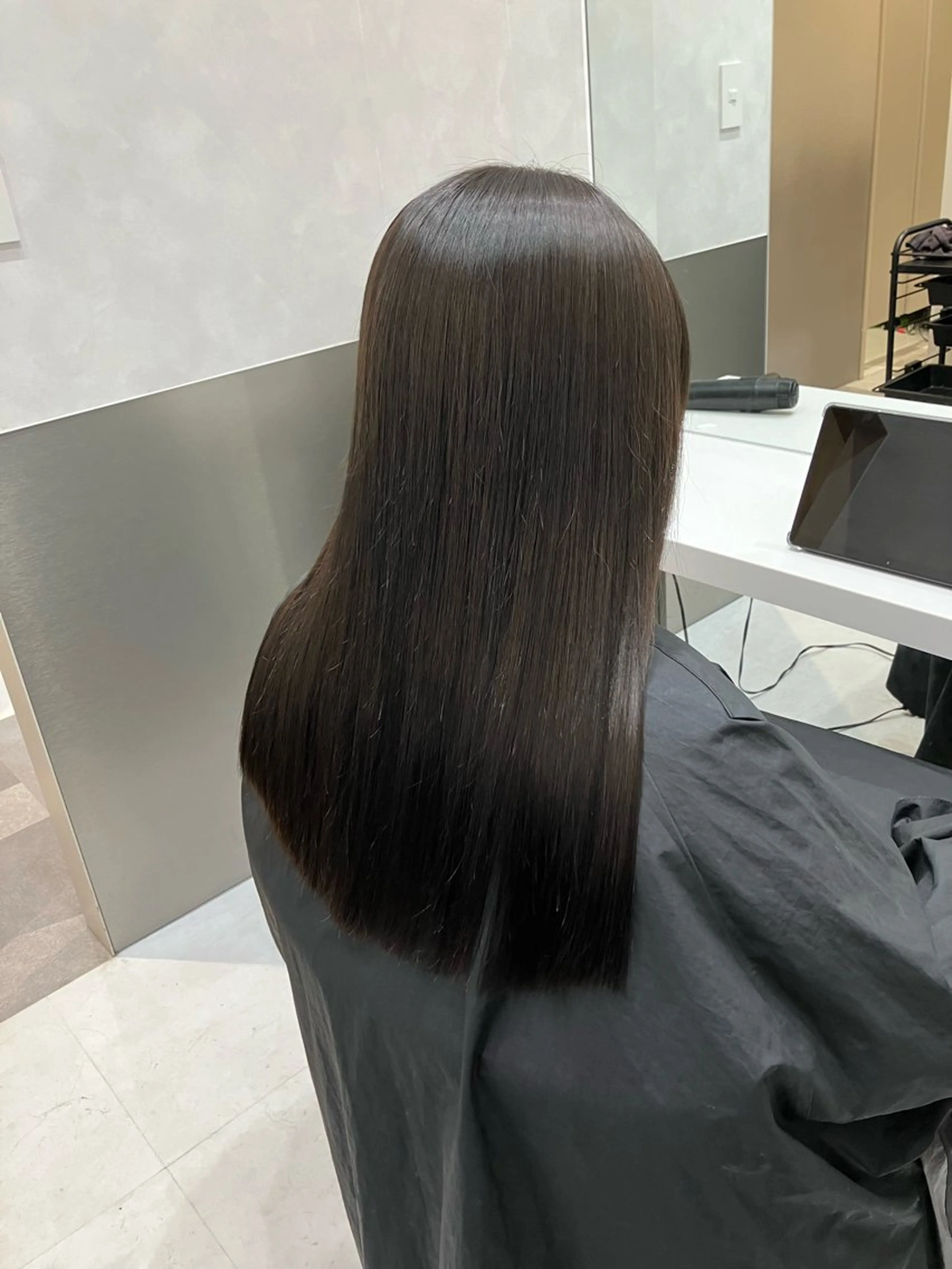 ロング カラー カット ヘアカラー トリートメント GO TODAY SHAIRE SALON原宿vita店舗所属・💖ブリーチなし透明 感💖ASAHIのヘアスタイル