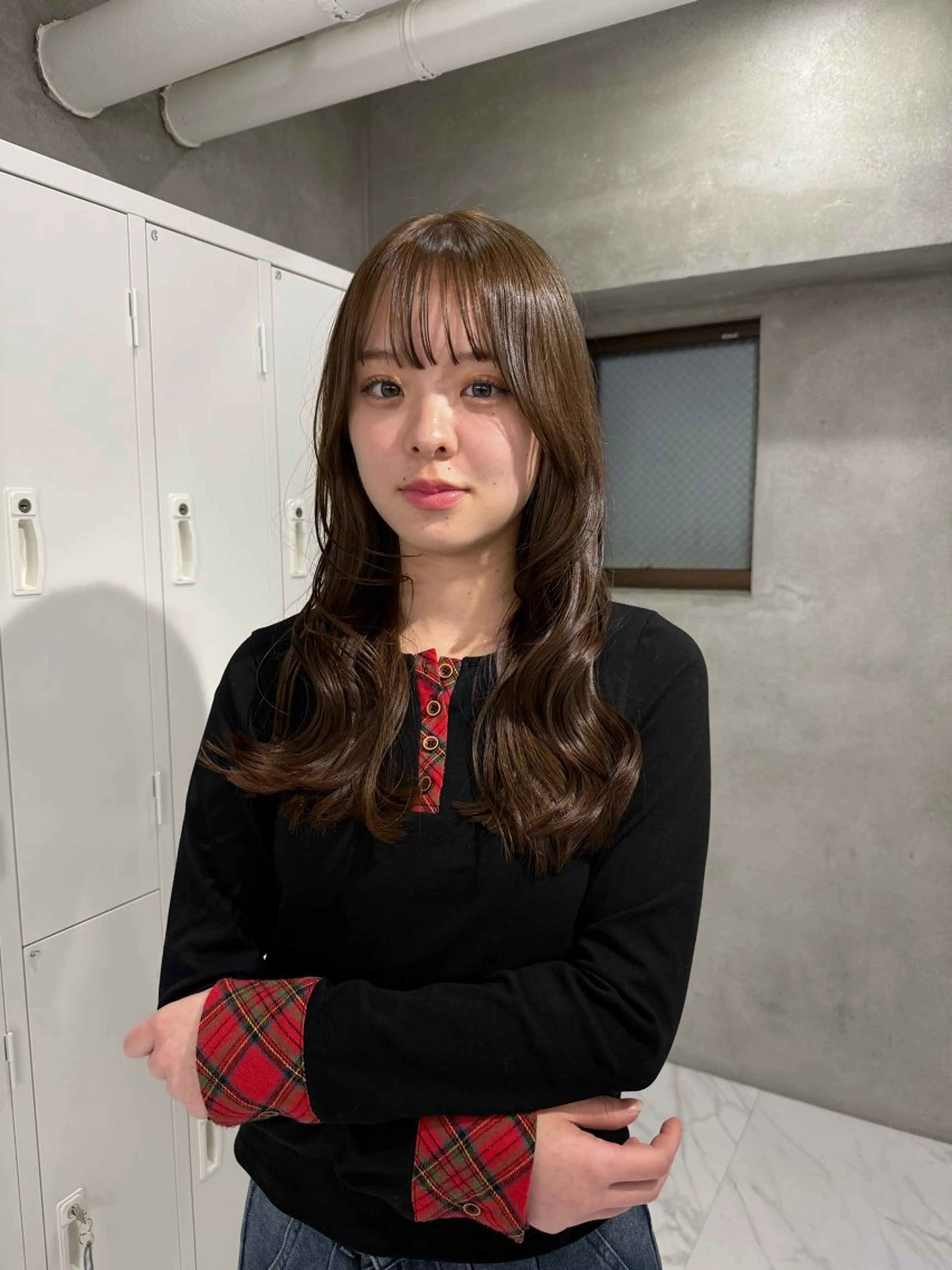 ヘアカラー sena⌇ベージュ⌇ ブリーチなしWカラーのヘアスタイル