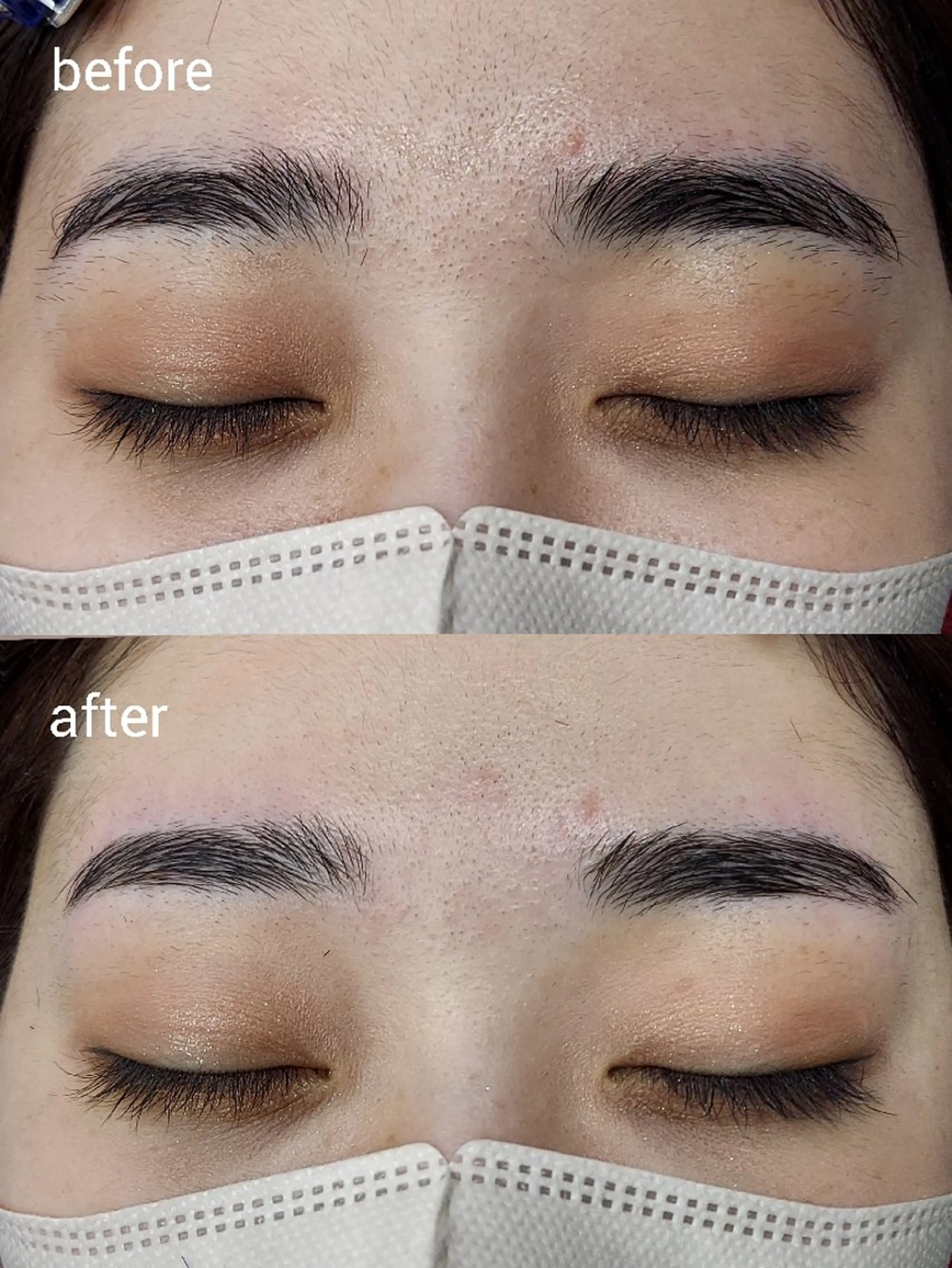 【すっきりイメージアップ👀】カット✂️➕眉毛パーマ(眉カット込)の写真