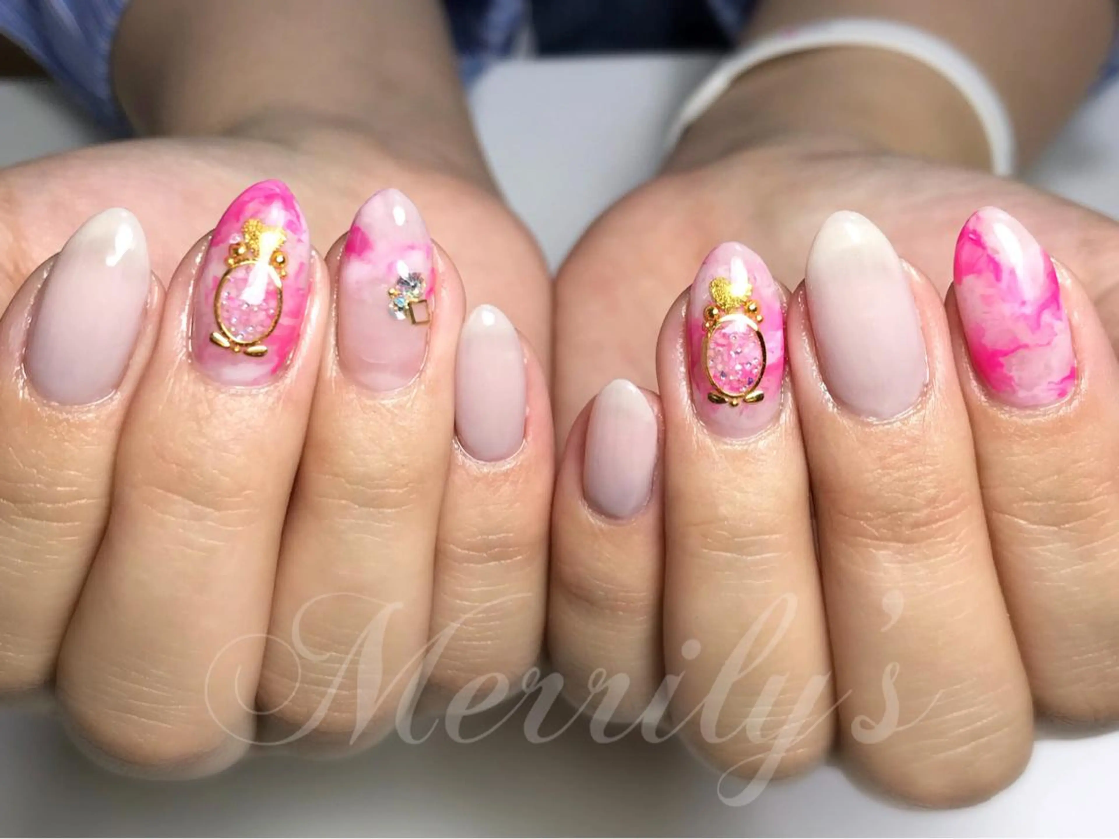 ネイル Merrily's所属・Merrily's Hagi Minaのネイルデザイン