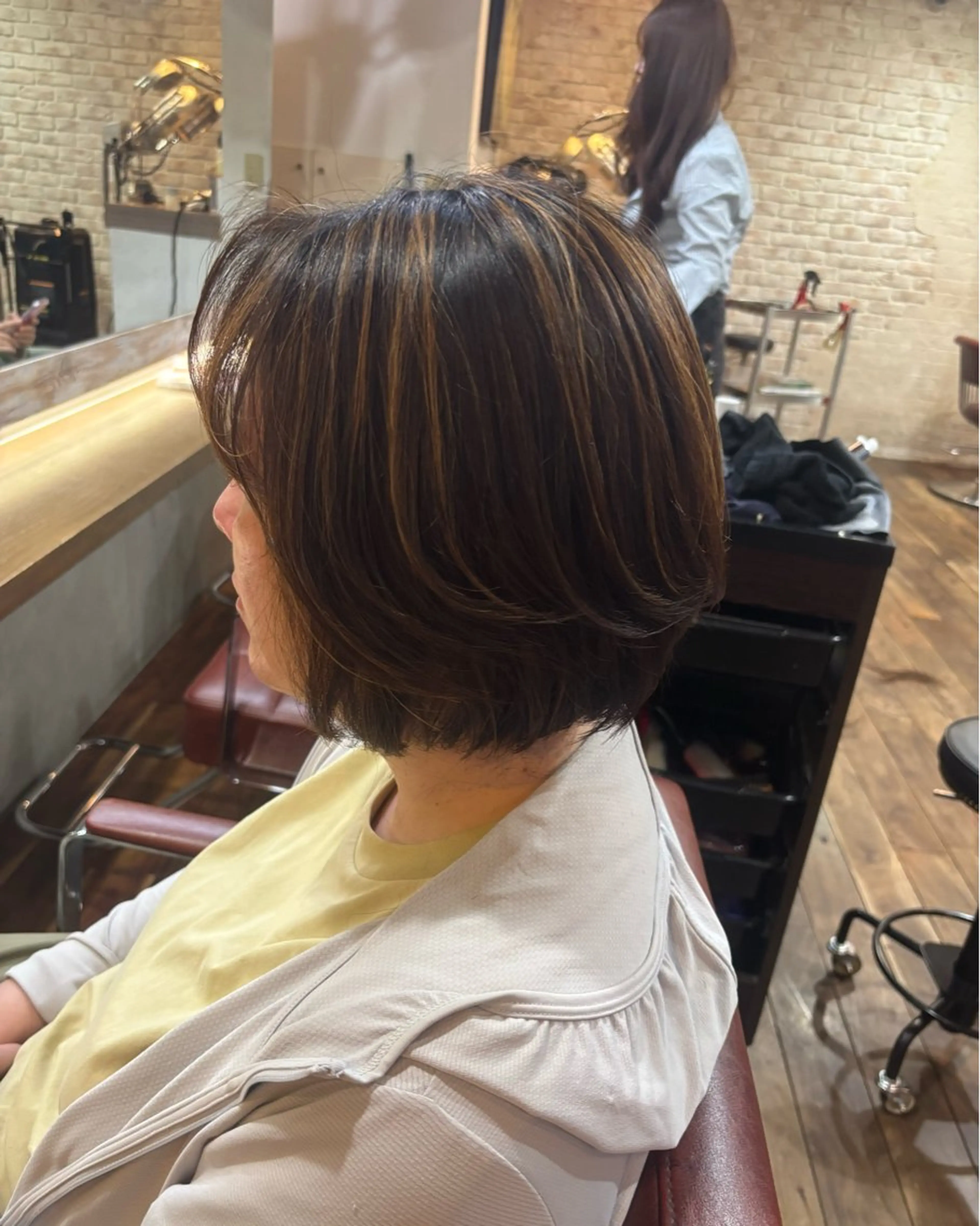 ショート ボブレイヤー ボブ レイヤーカット SEEK八王子 アイナ°ʚ🎀ɞのヘアスタイル