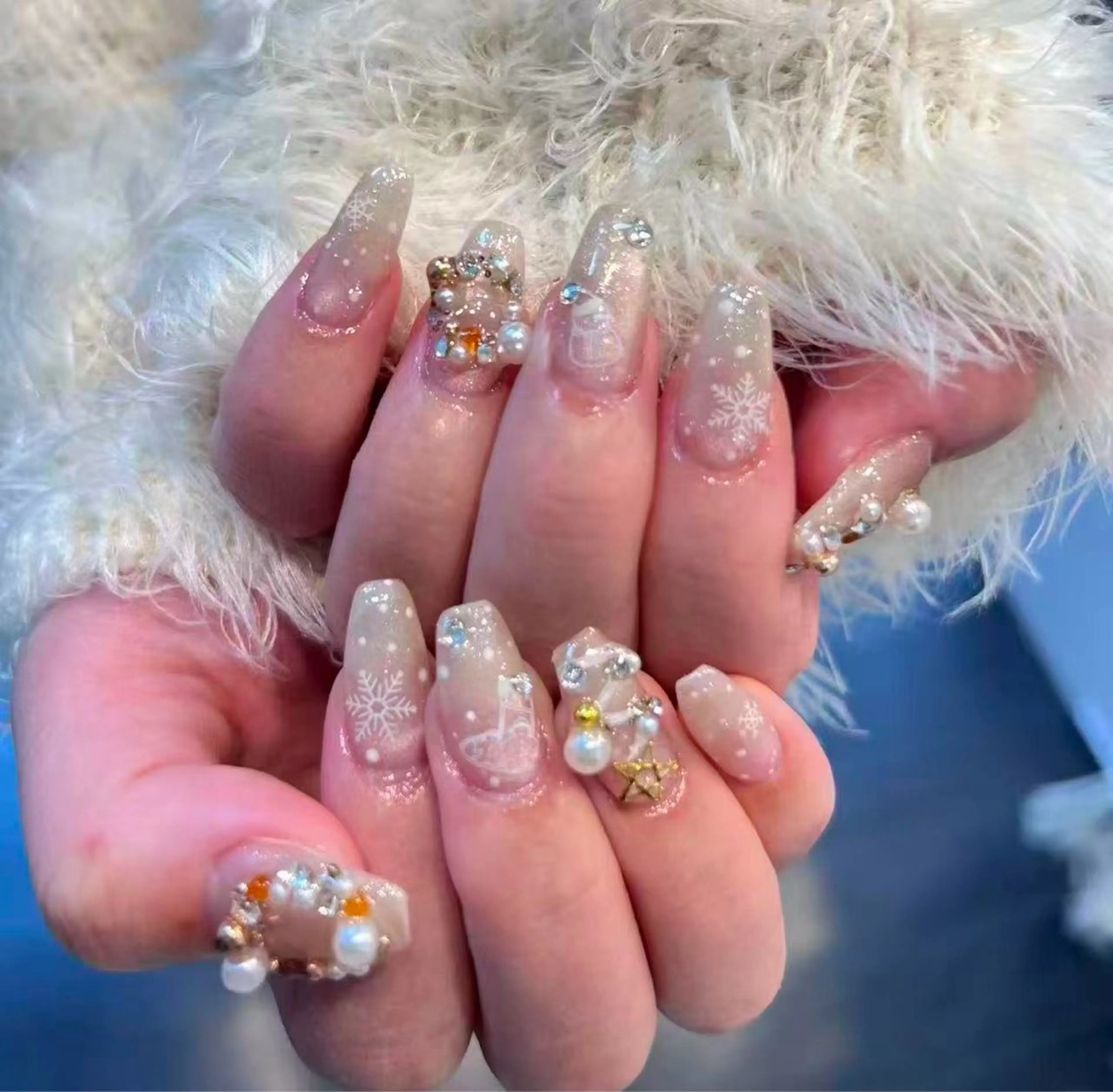 ネイル ハンドネイル Flower nailsalon 2号店所属・U M. nailのネイルデザイン