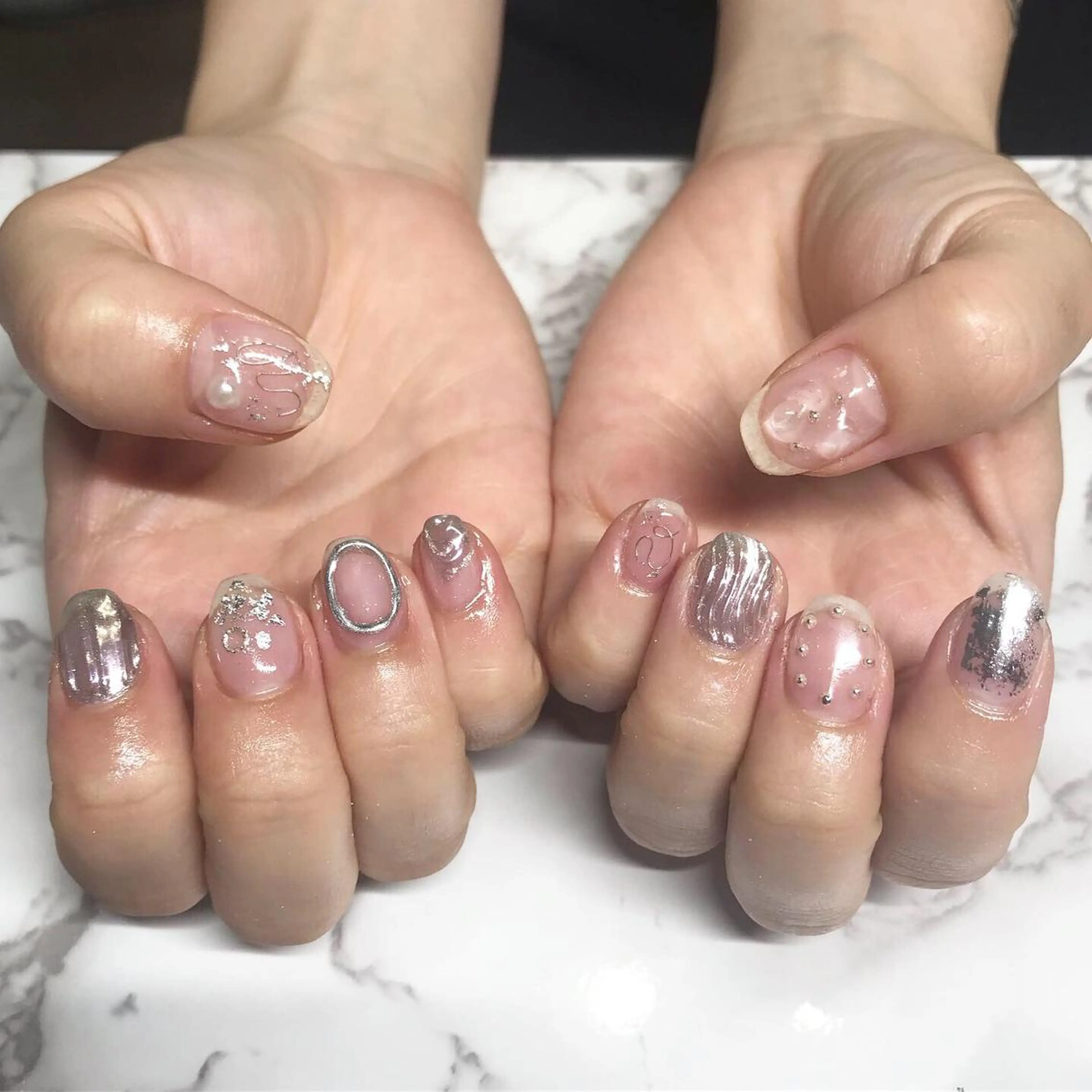 ネイル 持ち込み アスピーネイル asukaのネイルデザイン