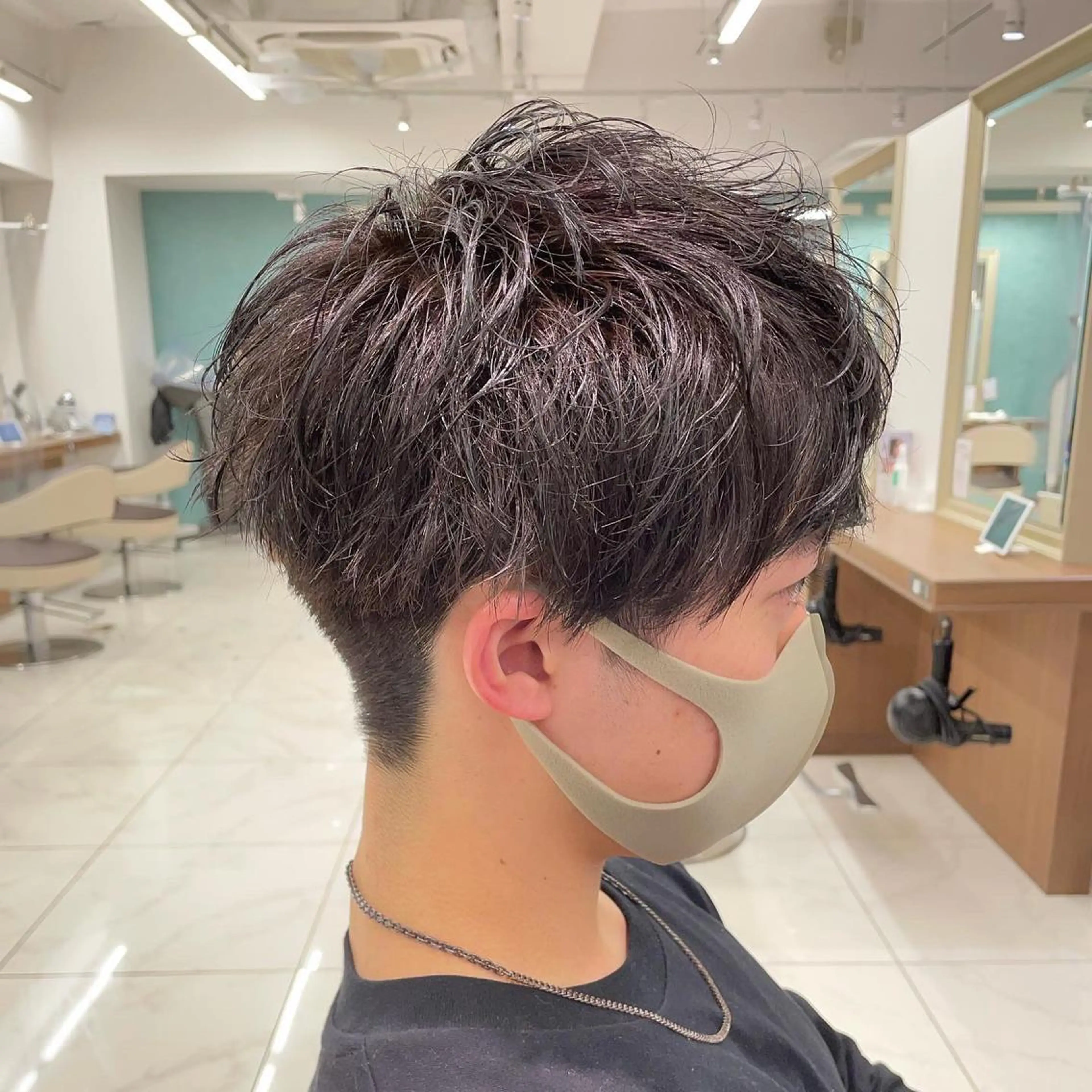 ショート パーマ メンズ 【メンズ特化】 池田大成✂︎のヘアスタイル