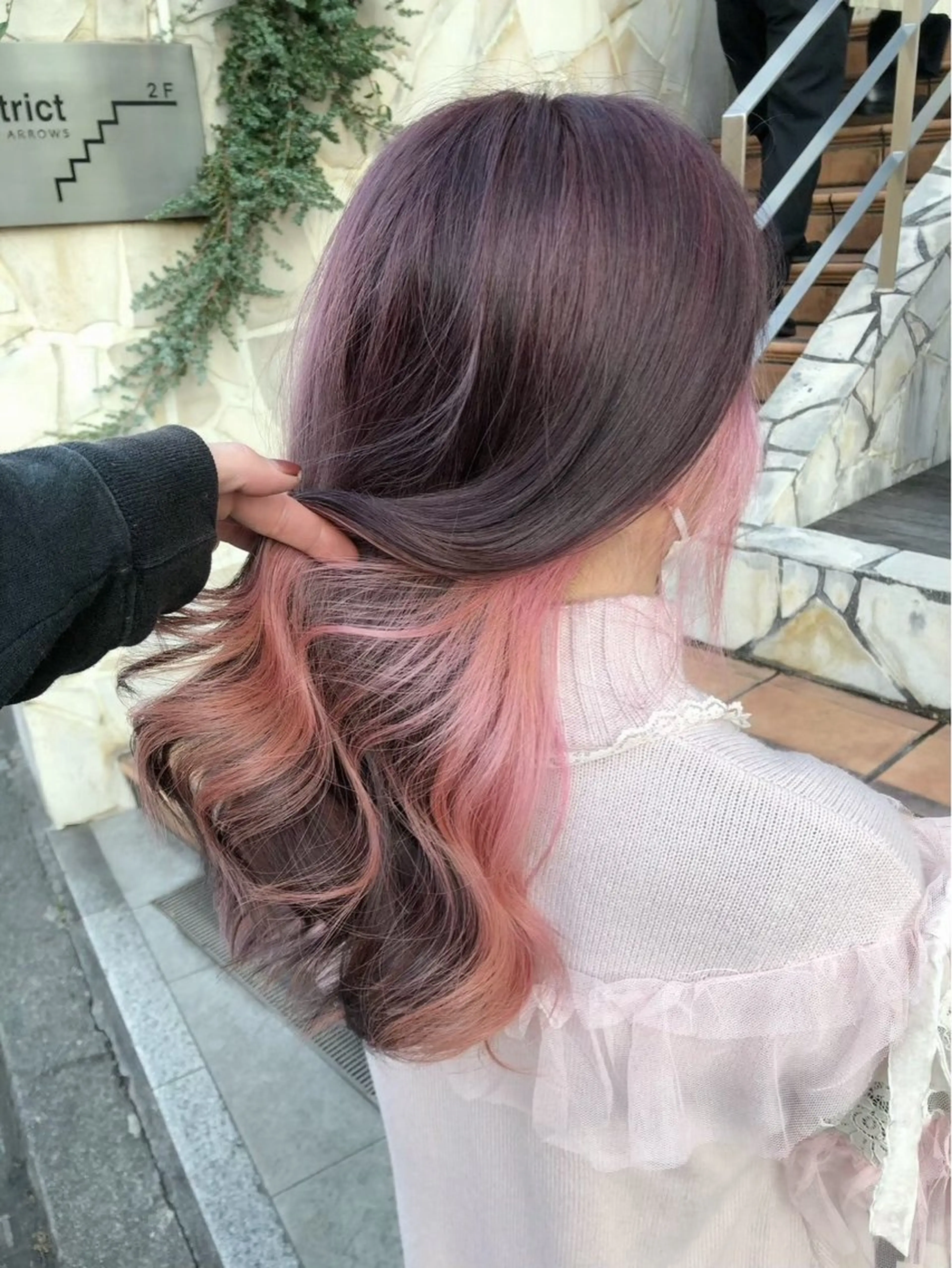 カラー 【🦋ハイトーンリタ ッチ🦋】ENAのヘアスタイル