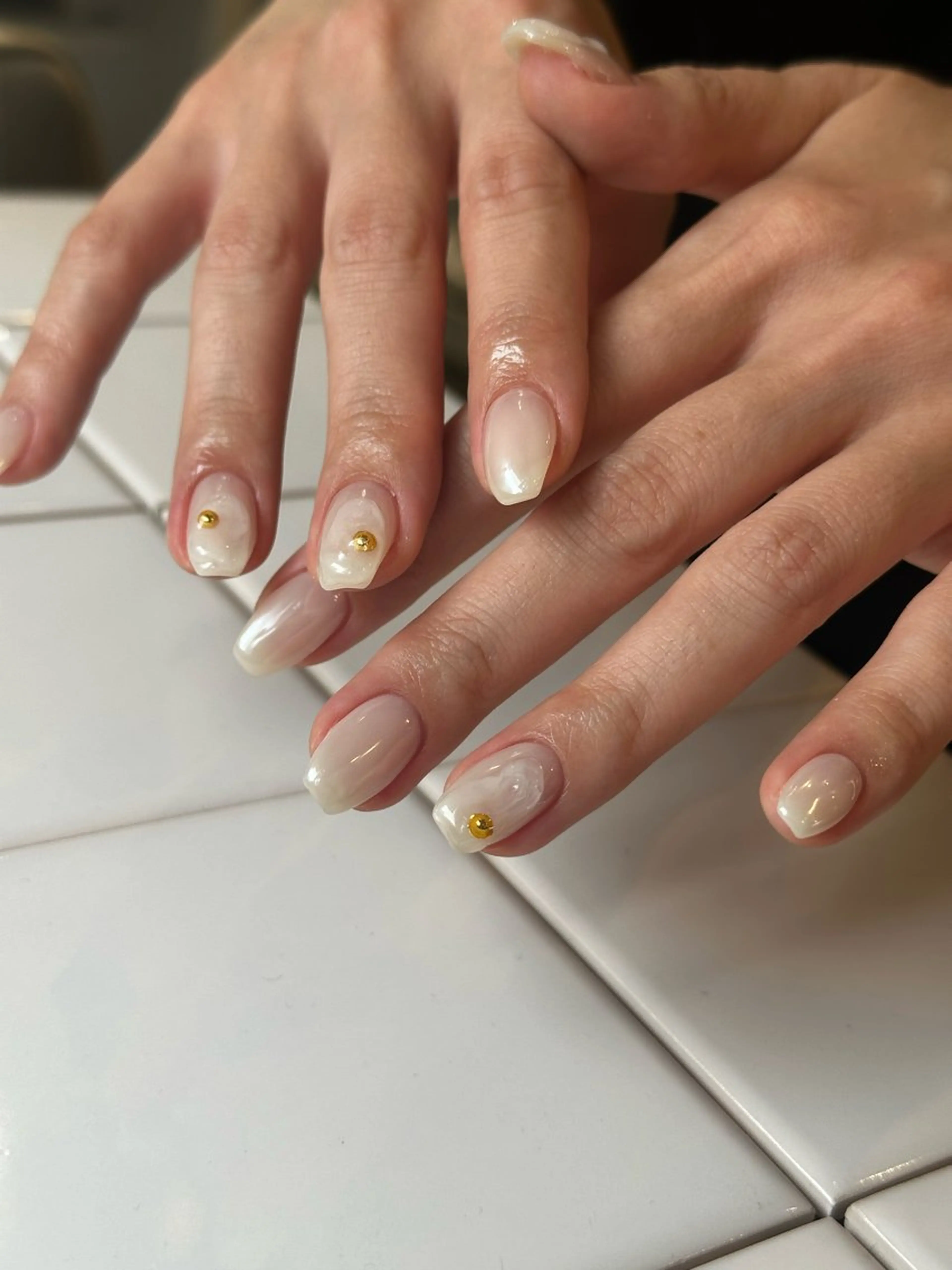 ネイル ニュアンスネイル ハンドネイル Natsuko 🪼のネイルデザイン