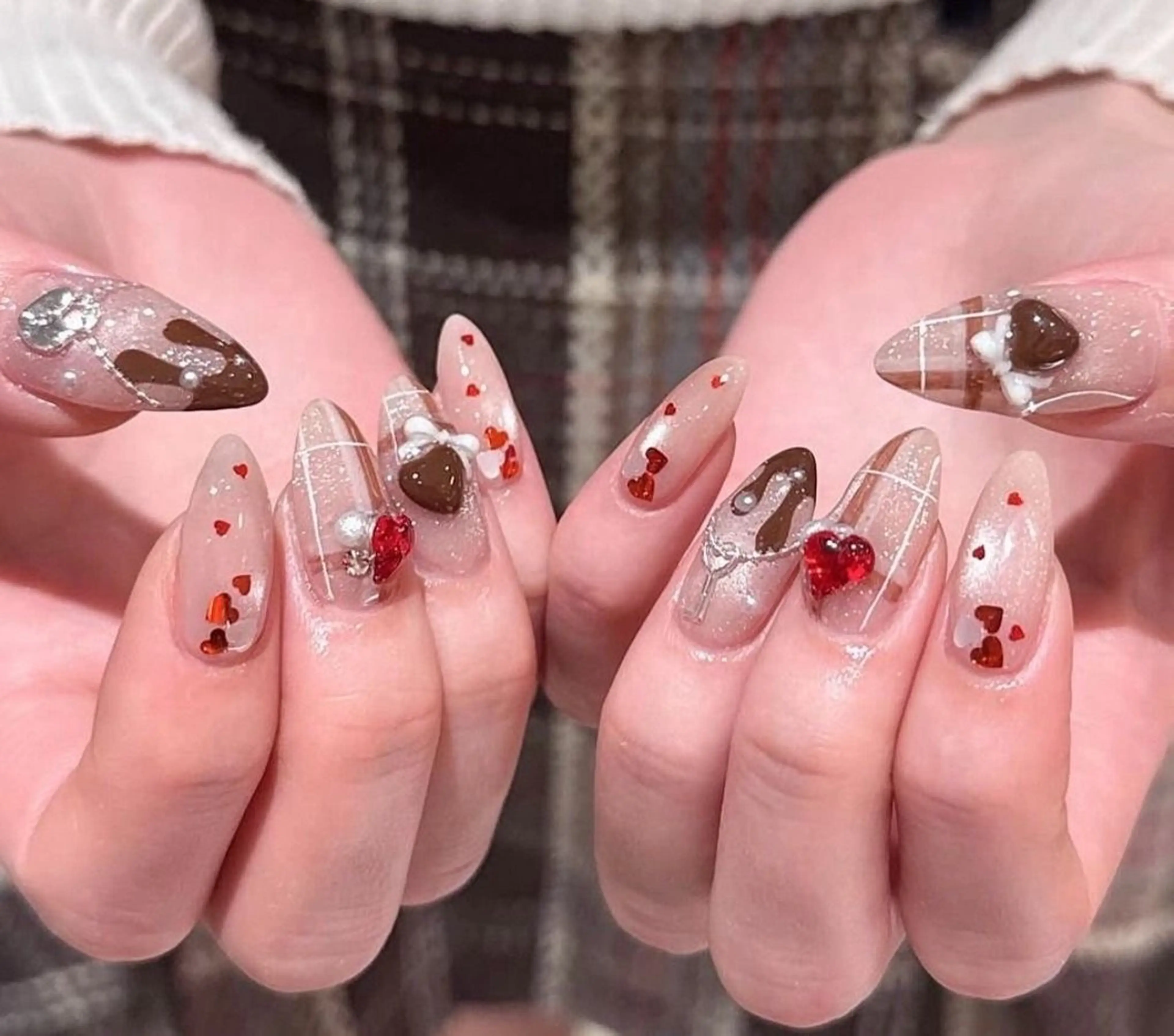 ネイル フレンチネイル ロングネイル マグネットネイル スカルプネイル スーパーロングネイル ハンドネイル ハンドケア Nihonthy Nail 新宿のネイルデザイン
