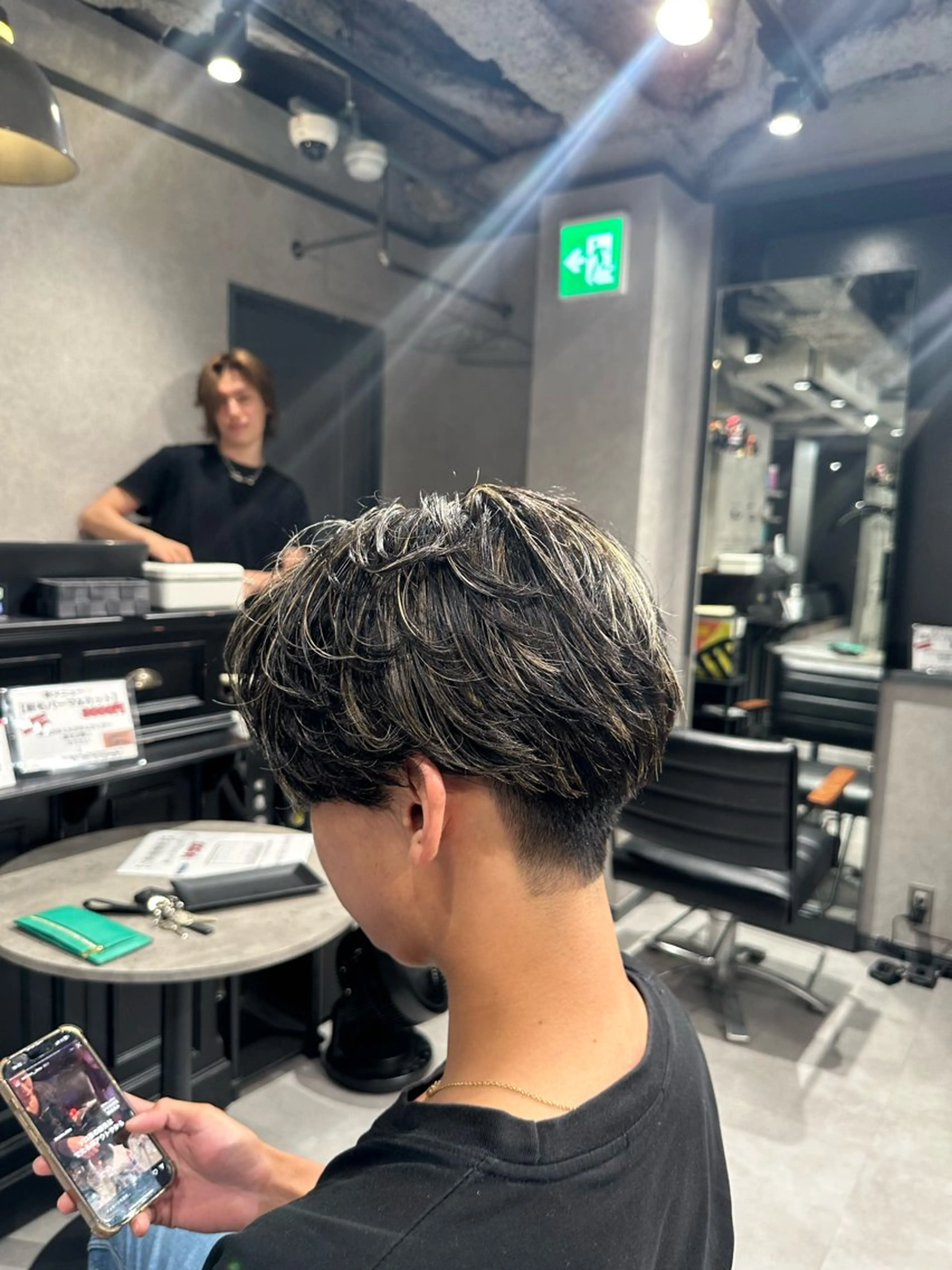 ショート カラー ヘアアレンジ メンズ メンズヘア静岡 ✂︎Ryuheiのヘアスタイル