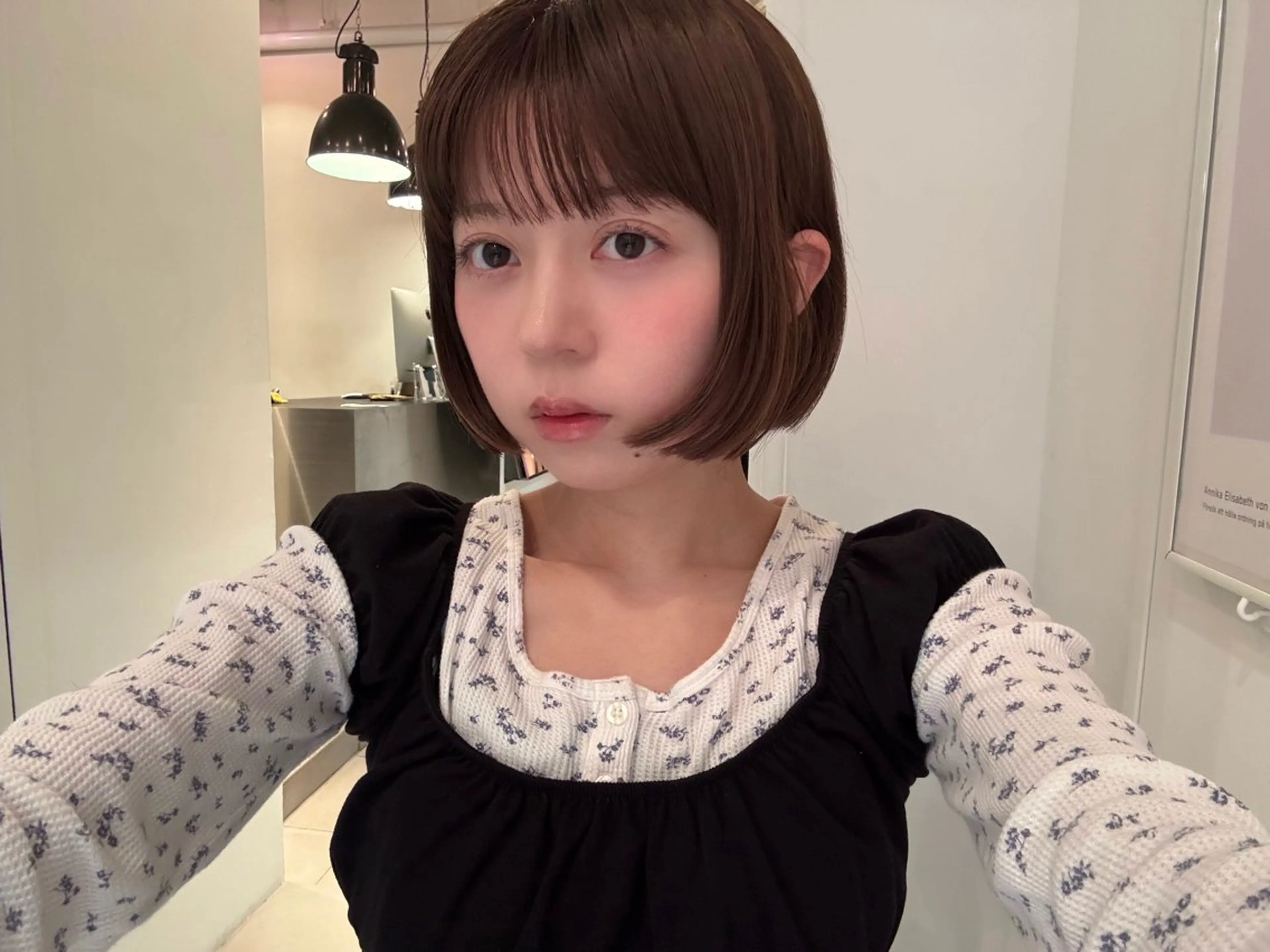 ショート riria/ボブ /透明感カラー🎀のヘアスタイル