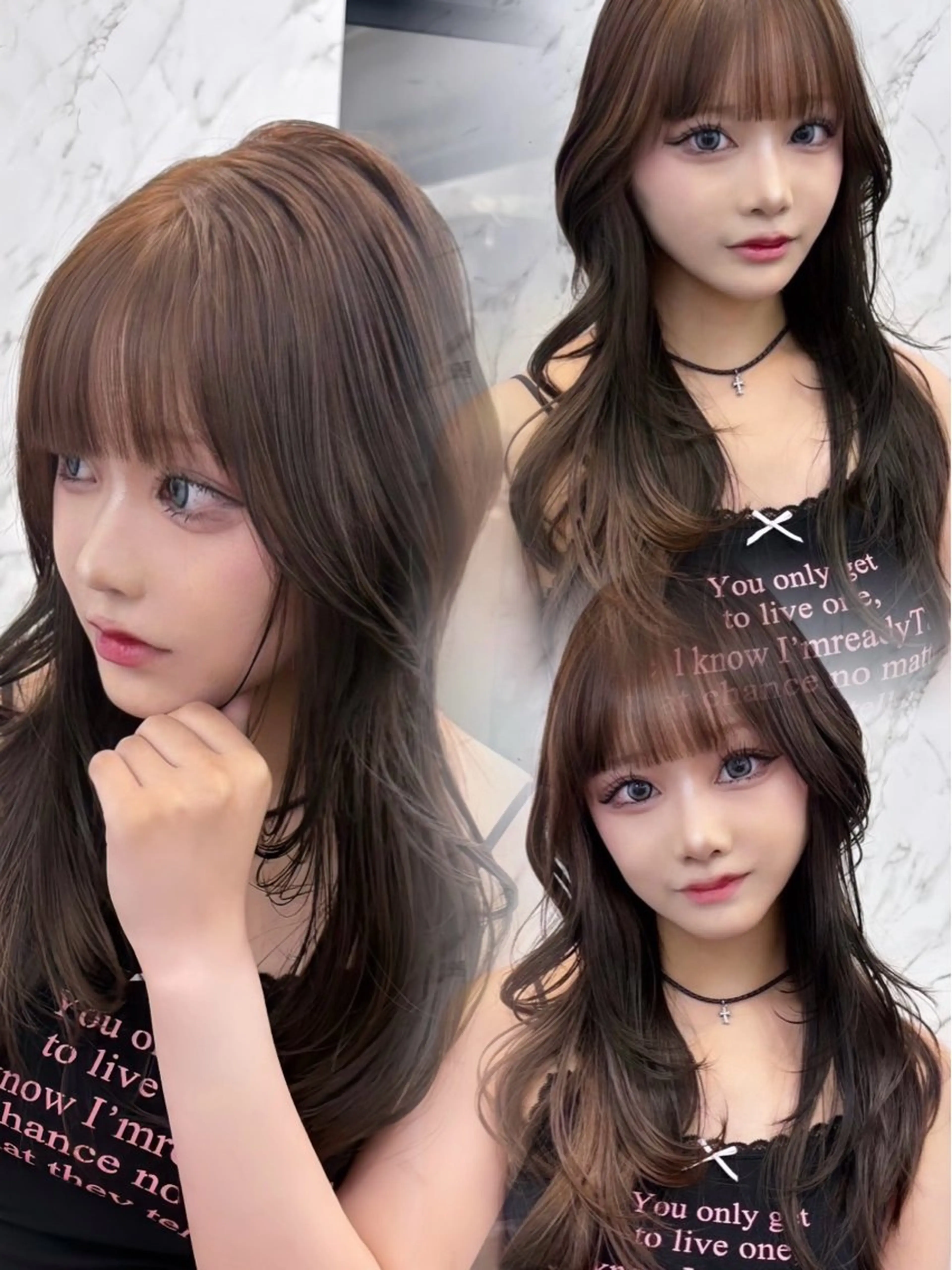 カット hair salon dot. mooda 韓国風サロン 町田店所属・韓国風ヘア🎀🩶 /♡𝓝𝓸𝓪♡のヘアスタイル