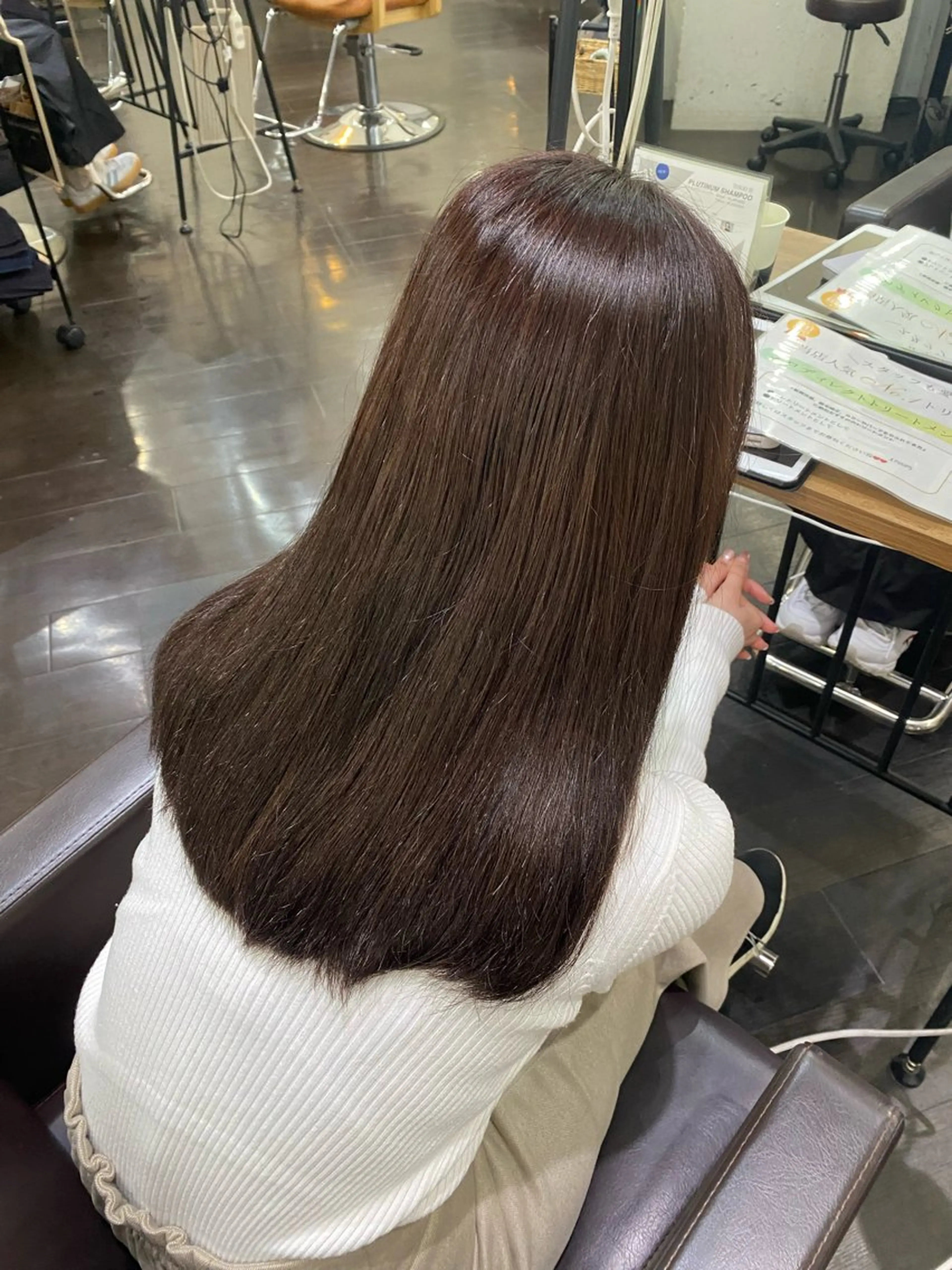 ロング カラー ヘアアレンジ 🍒ᩚ名駅/艶髪 縮毛矯正/あゆ🍒ᩚのヘアスタイル