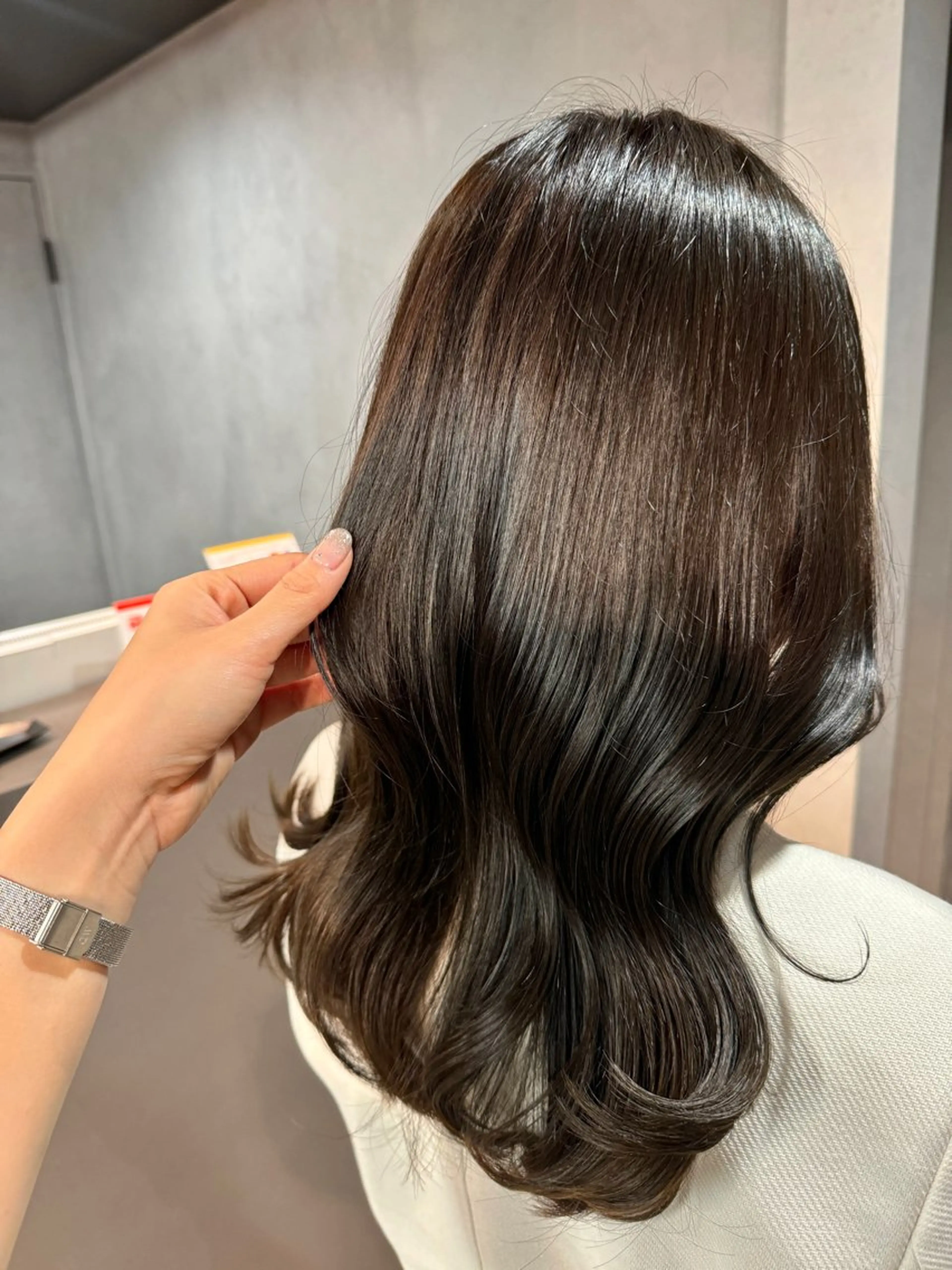 セミロング カット ヘアカラー 髪質改善/艶髪 MINAMIのヘアスタイル