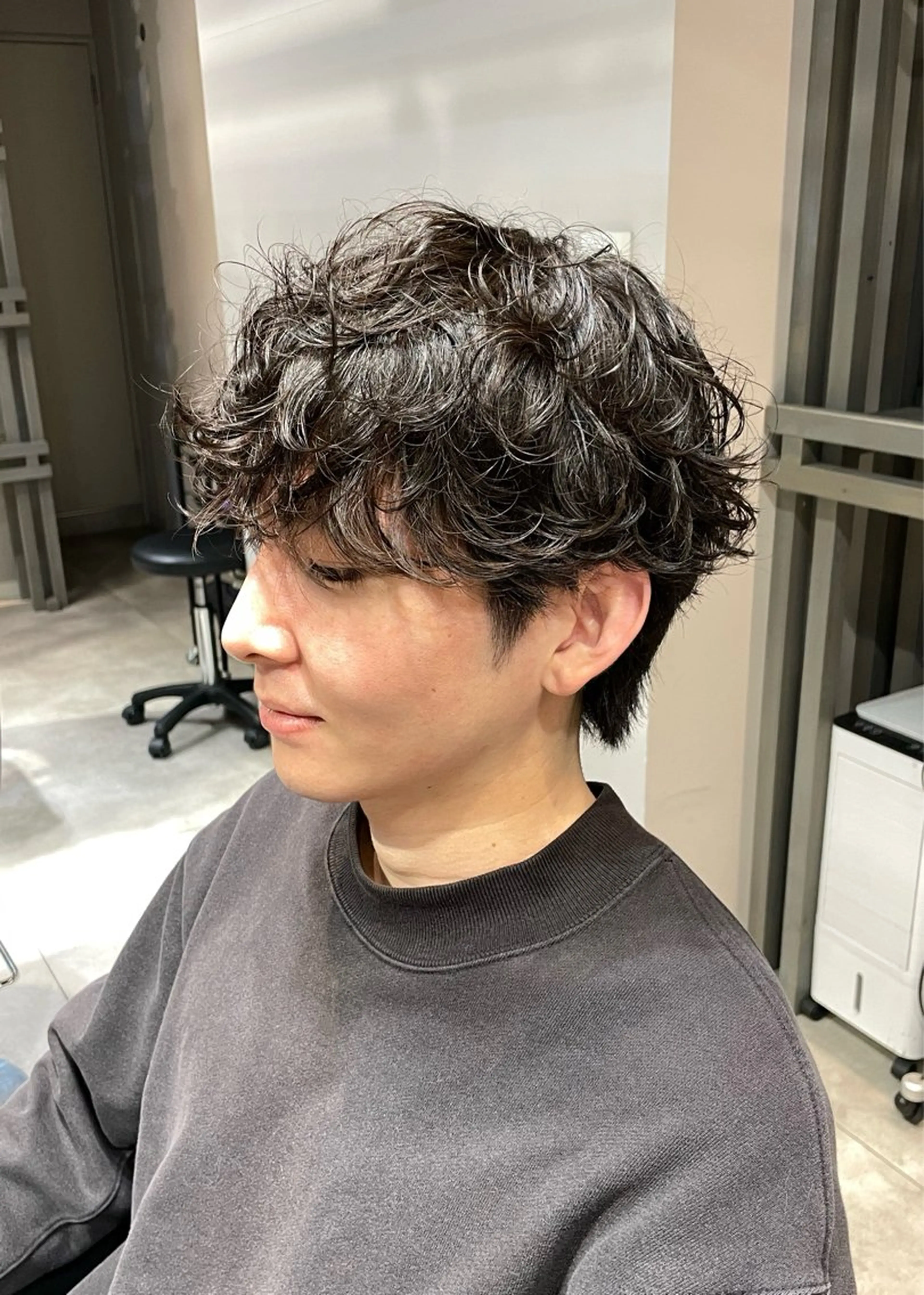 パーマ メンズ 似合わせ/小顔/ 韓国✨KAITOのヘアスタイル