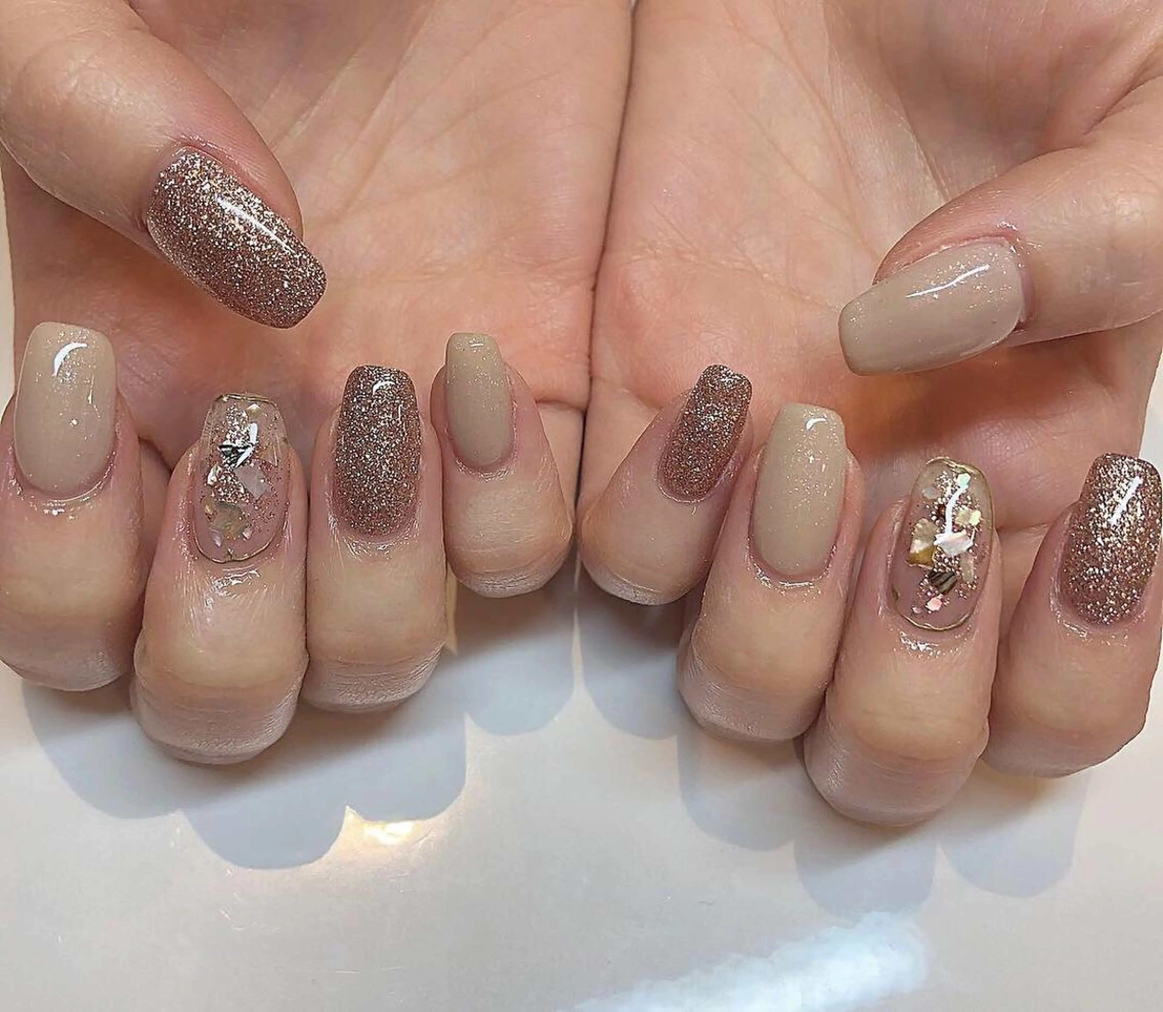 ネイル クリアネイル ハンドネイル 鶴田୨ৎmaison de NALIのネイルデザイン