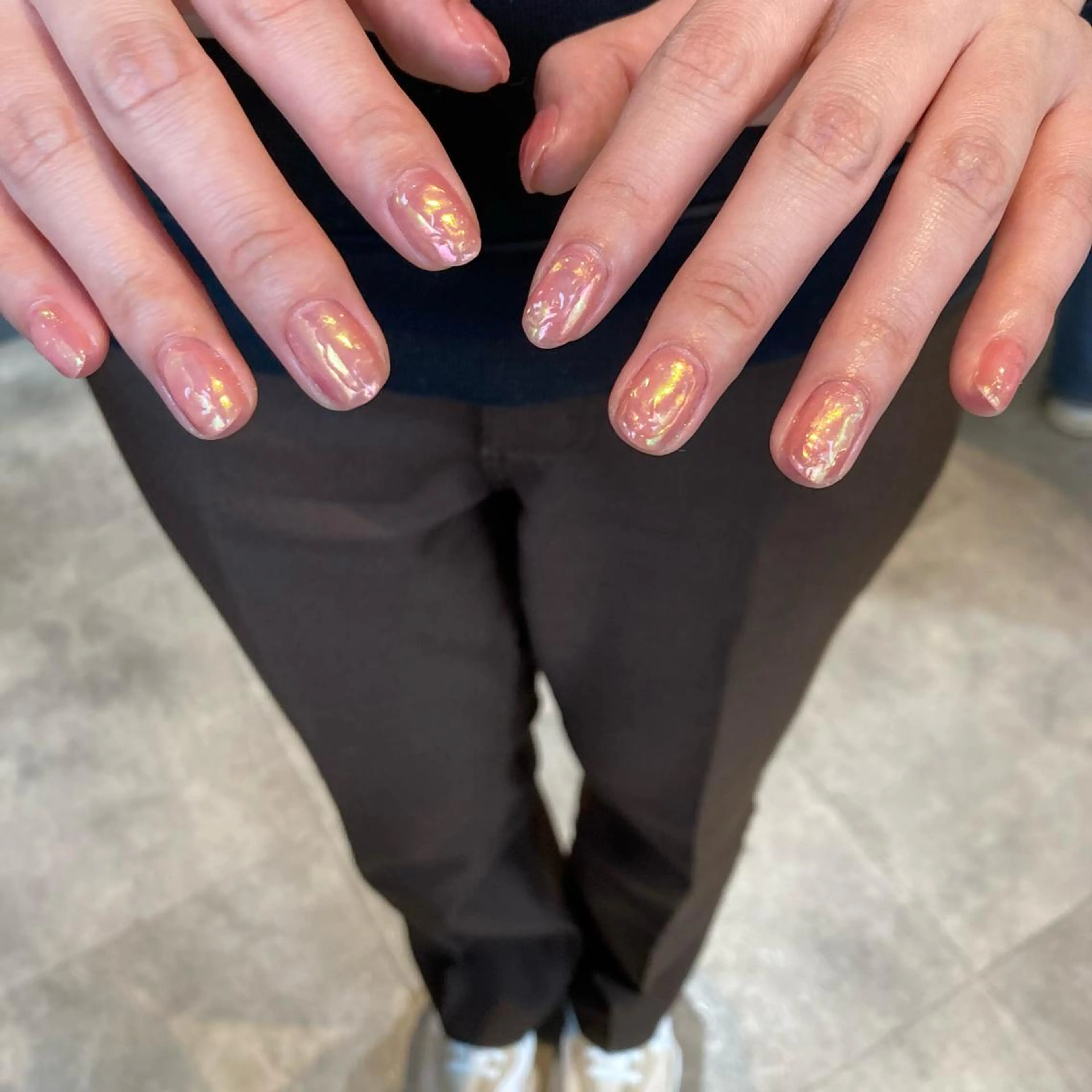 ネイル ミラーネイル ハンドネイル shio ♡ 13日空きありのネイルデザイン