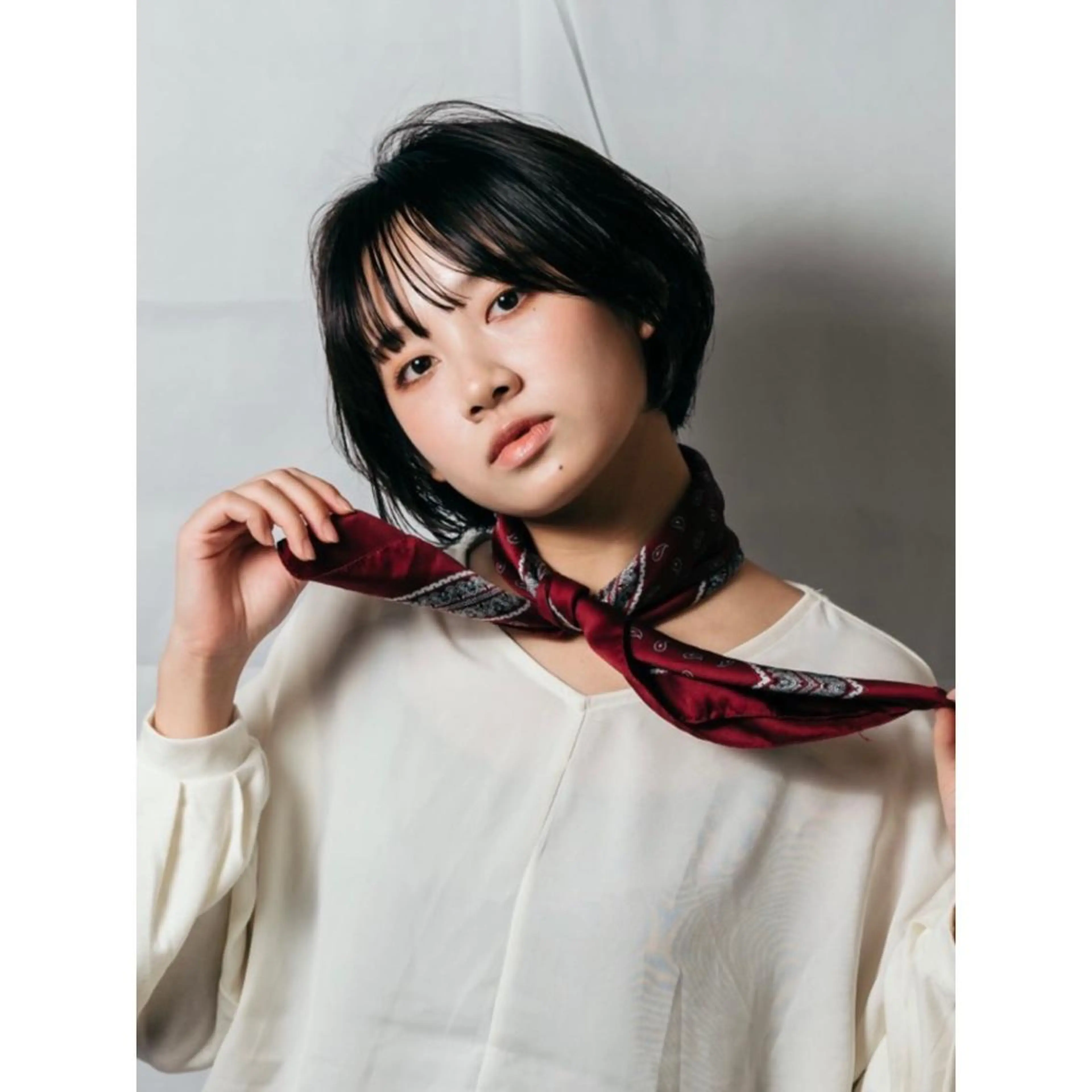 ショート 茅ヶ崎/ショートボブ /ハイトーン/片野のヘアスタイル