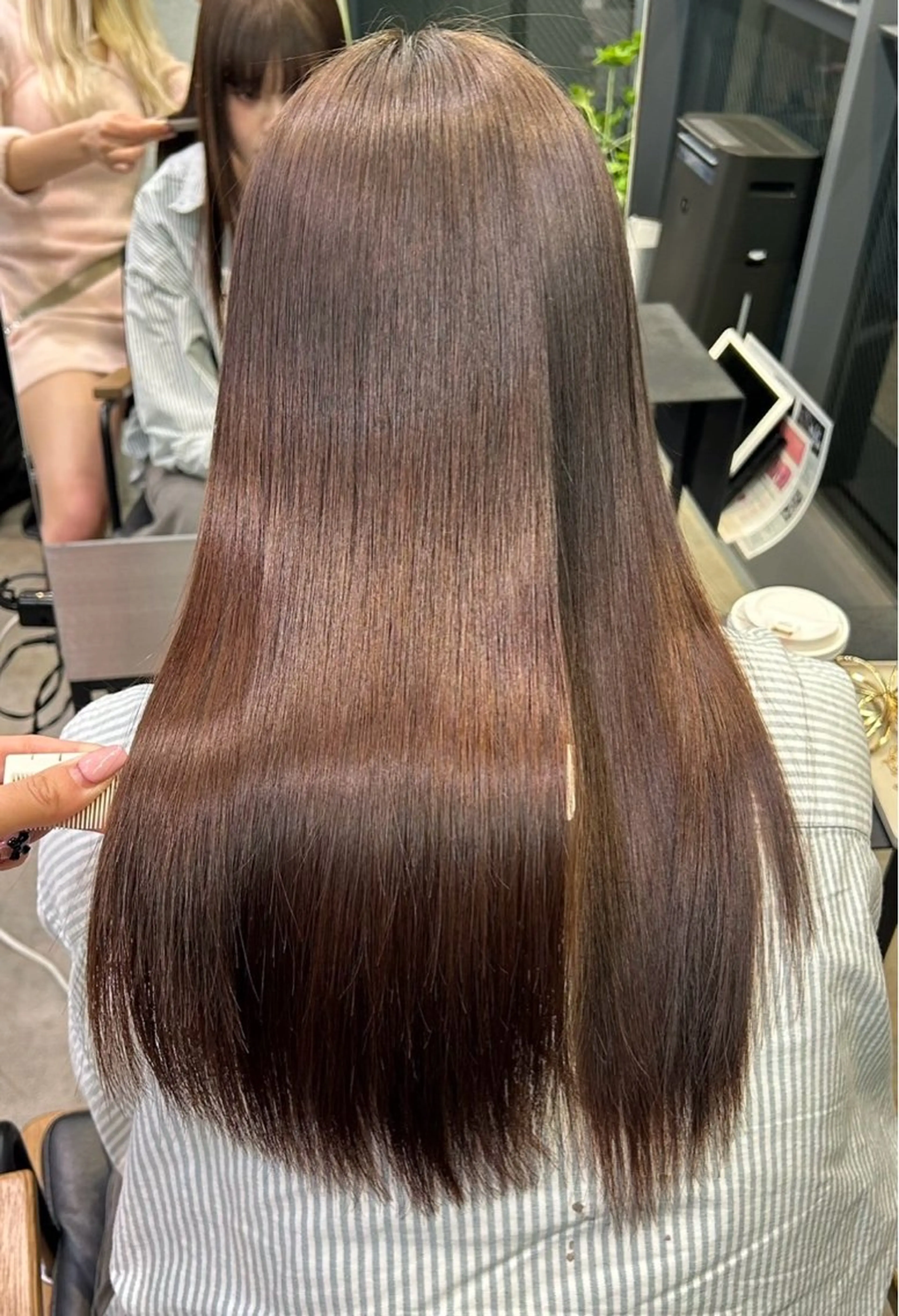 【🩰髪質改善🌷】ストレート+潤艶トリートメントの写真