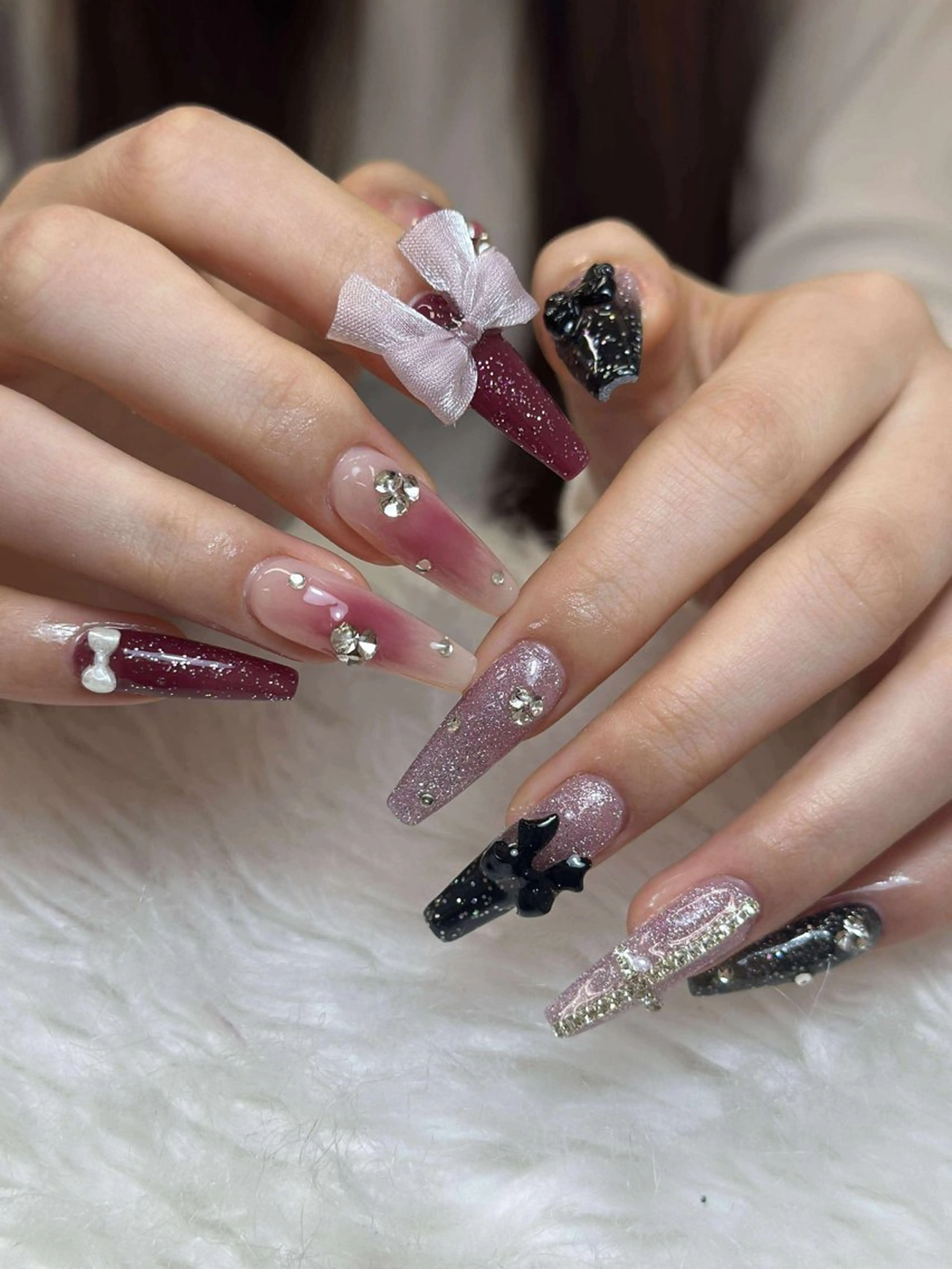 ネイル アートネイル 成人式 ジェルネイル ニュアンスネイル 夏ネイル ハンドネイル Jenn Nail Salonのネイルデザイン