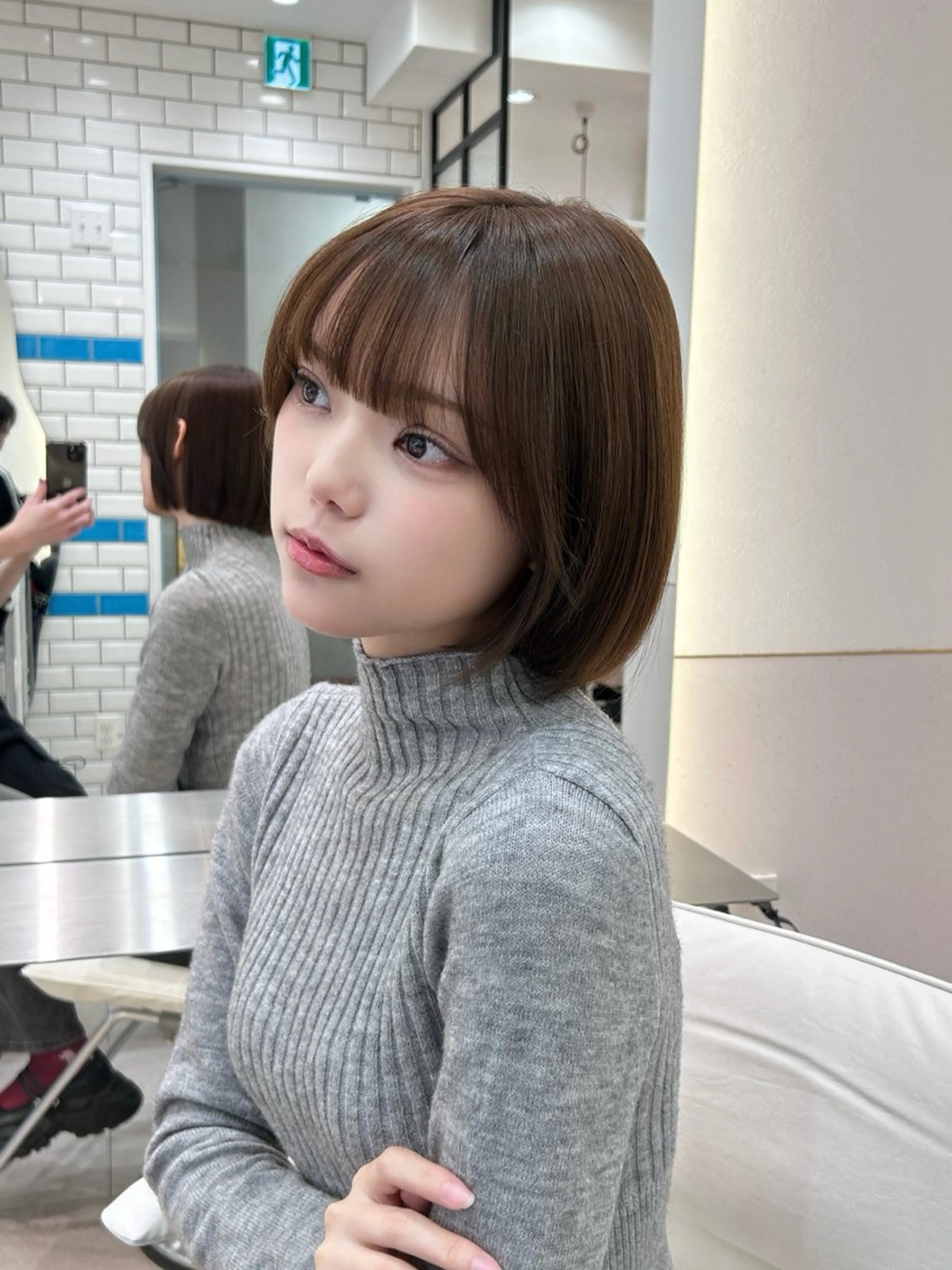 ショート ショートボブ ボブ 顔周りカット 髪質改善 韓国風ヘア ボブ/レイヤーボブ/ 髪質改善/梶川 夏季のヘアスタイル