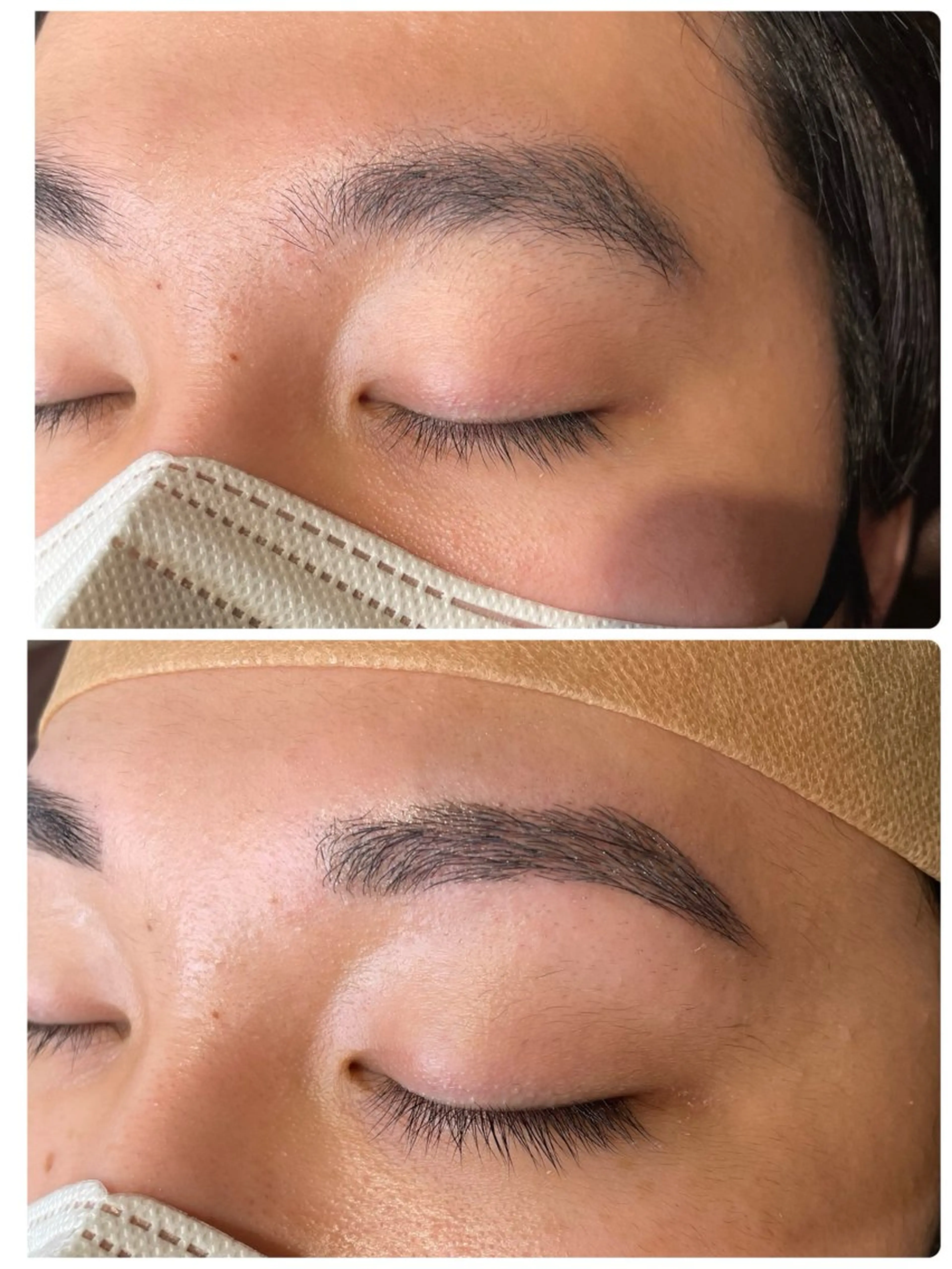 アイブロウ ワックス脱毛 mai  CHION eyelashのマツエク・マツパデザイン