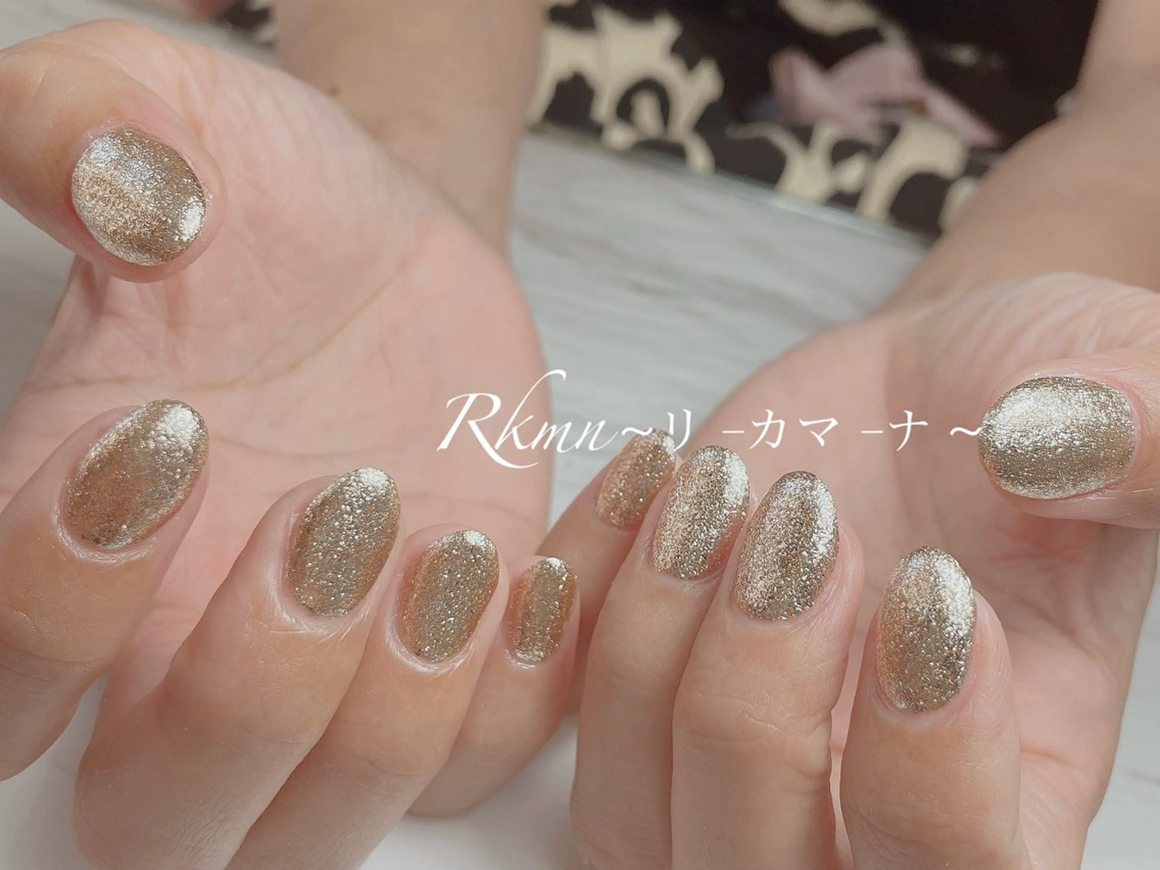 ネイル アートネイル キラキラネイル ラメ(グリッター) ワンカラーネイル 春ネイル ハンドネイル フットネイル ハンドケア Rkmn ~リ-カマ-ナ~のネイルデザイン