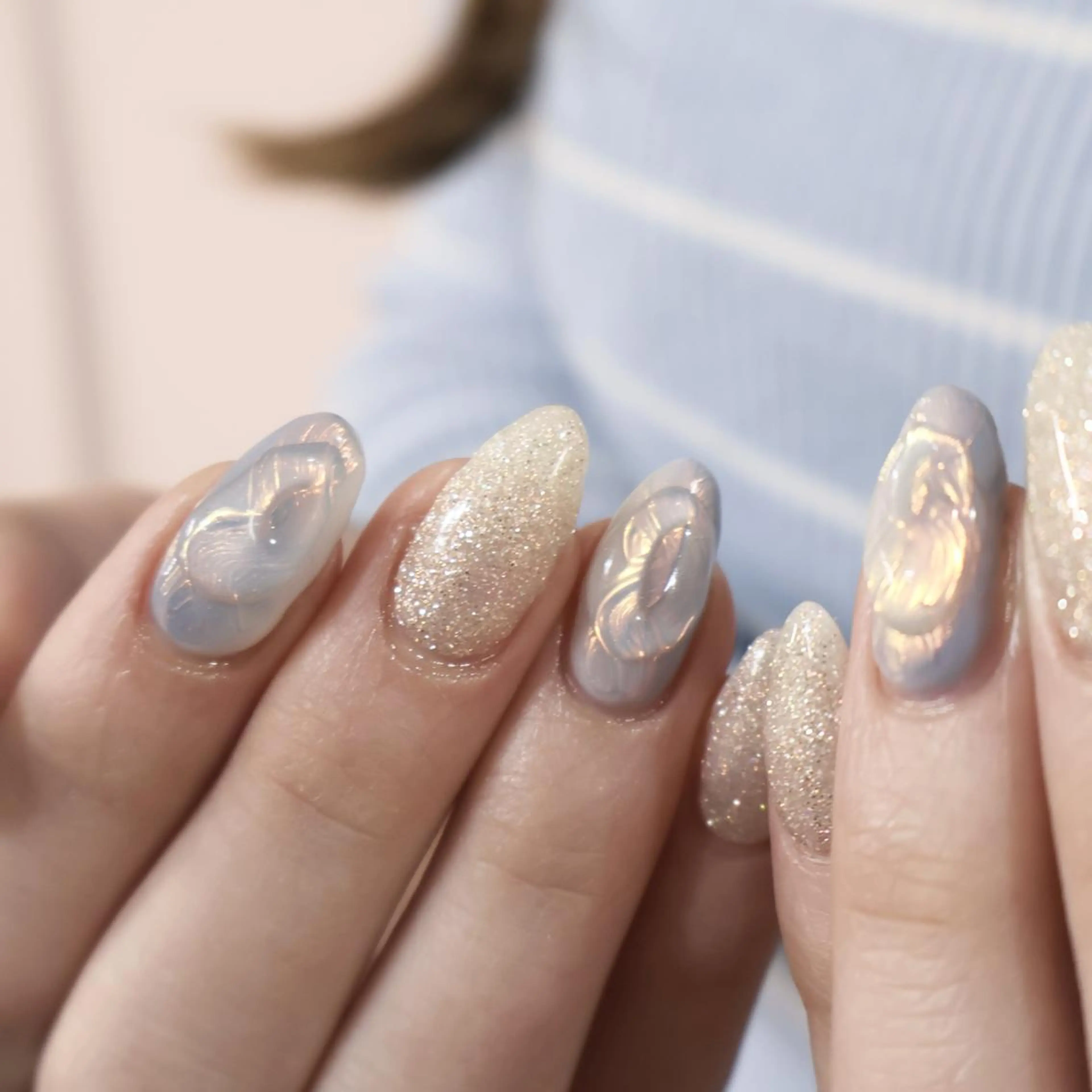 ネイル ハンドネイル tulle【チュール 】HIKARIのネイルデザイン