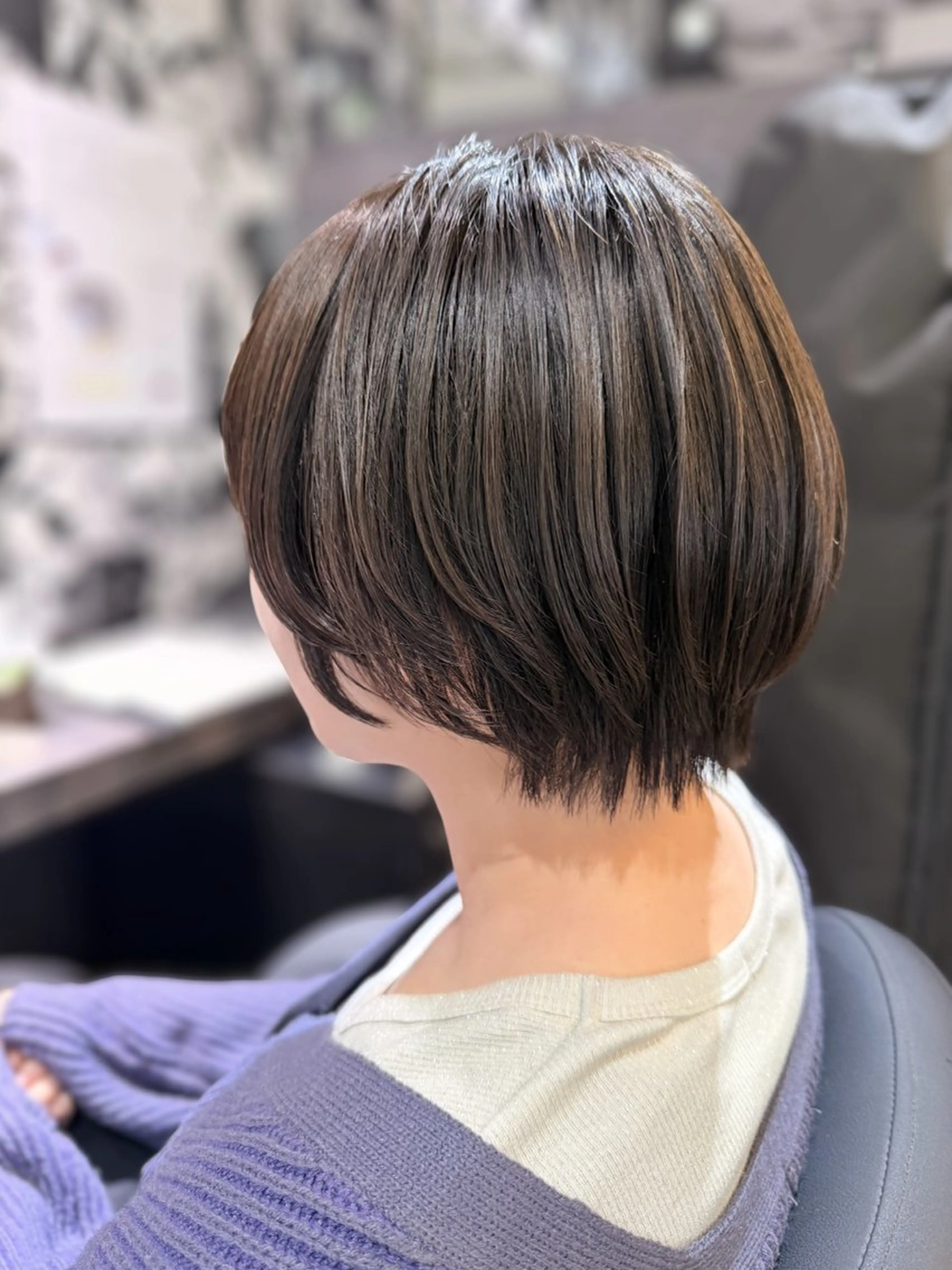 ミディアム 髪質改善 小顔カット トリートメント 似合わせカット✂️ 🥀Ayane🥀のヘアスタイル