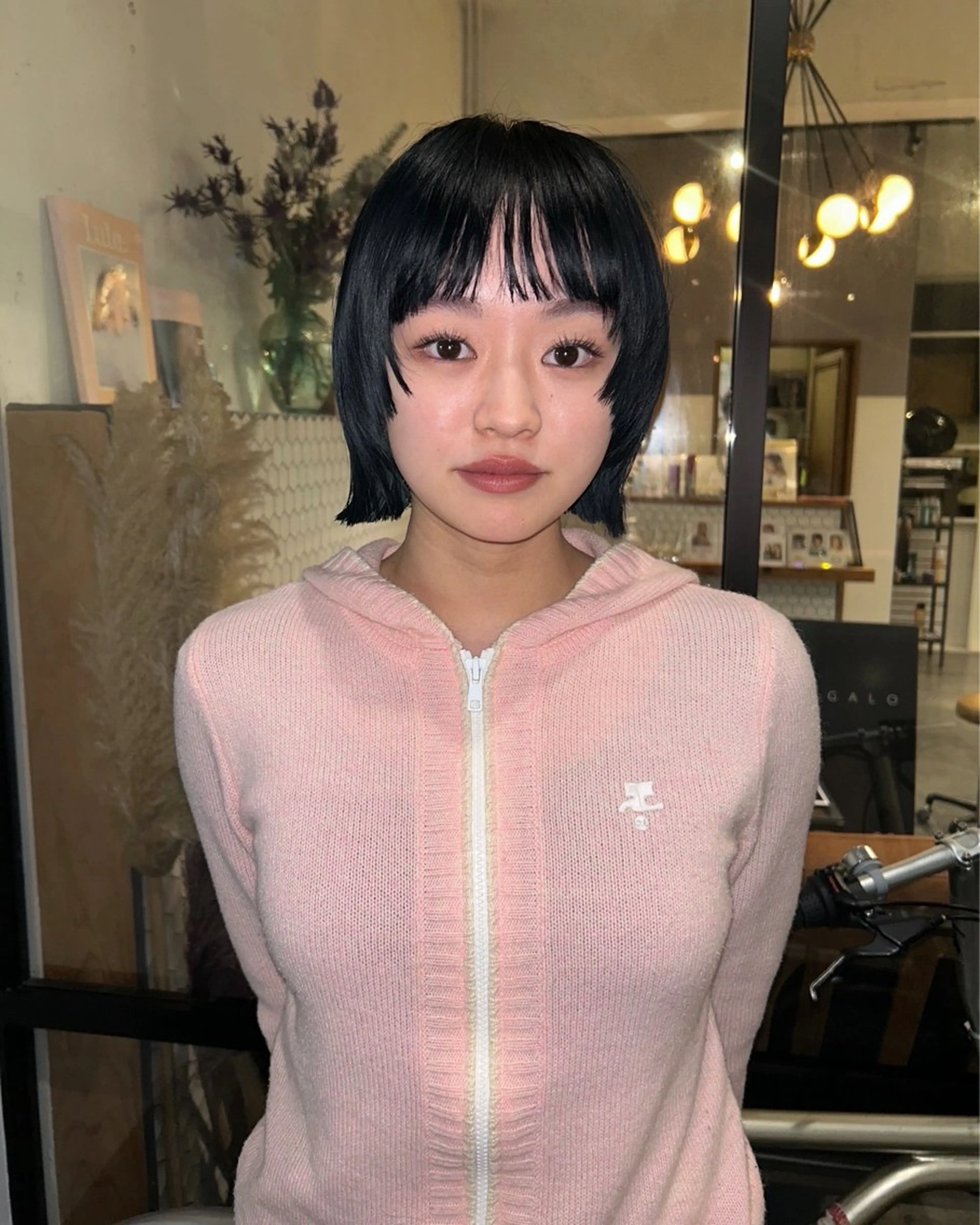 ショート 似合わせカット 市川 蘭のヘアスタイル