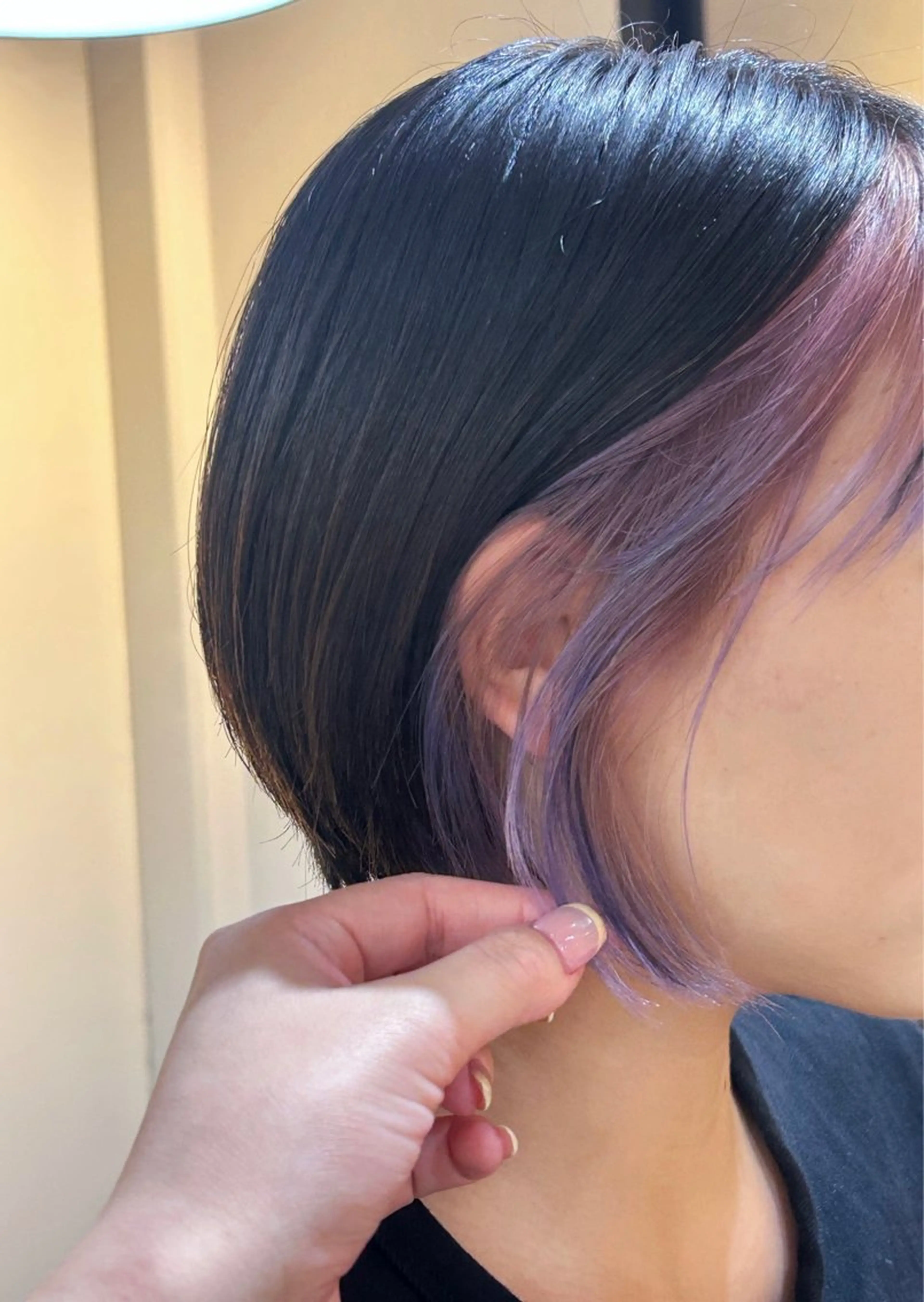ショート ミストバング 透明感カラー/ 髪質改善✨️🎀萌愛のヘアスタイル