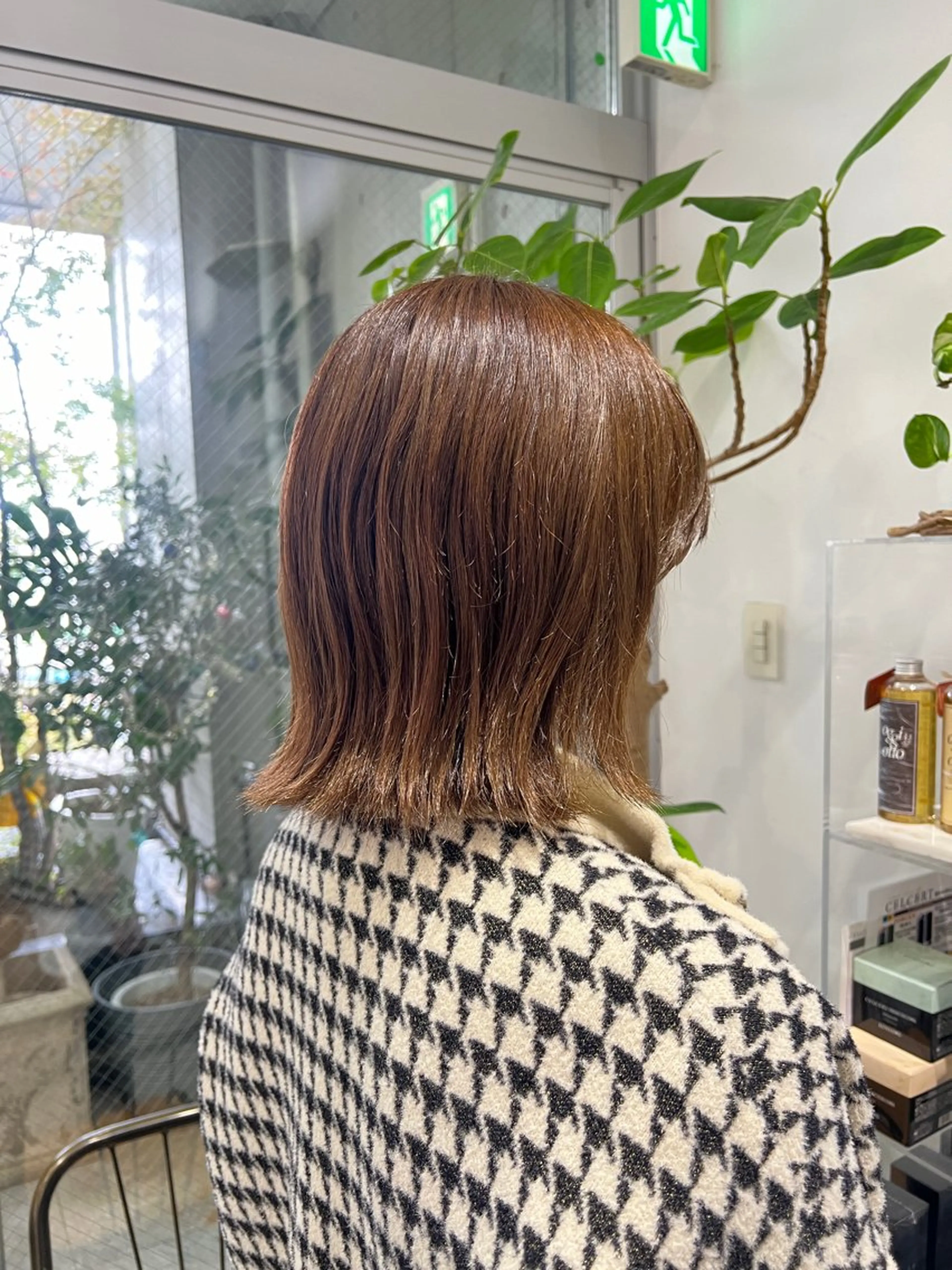 ミディアム カラー ベージュカラー 🌷ショートレイヤー ヘッドスパ🌷鈴木のヘアスタイル