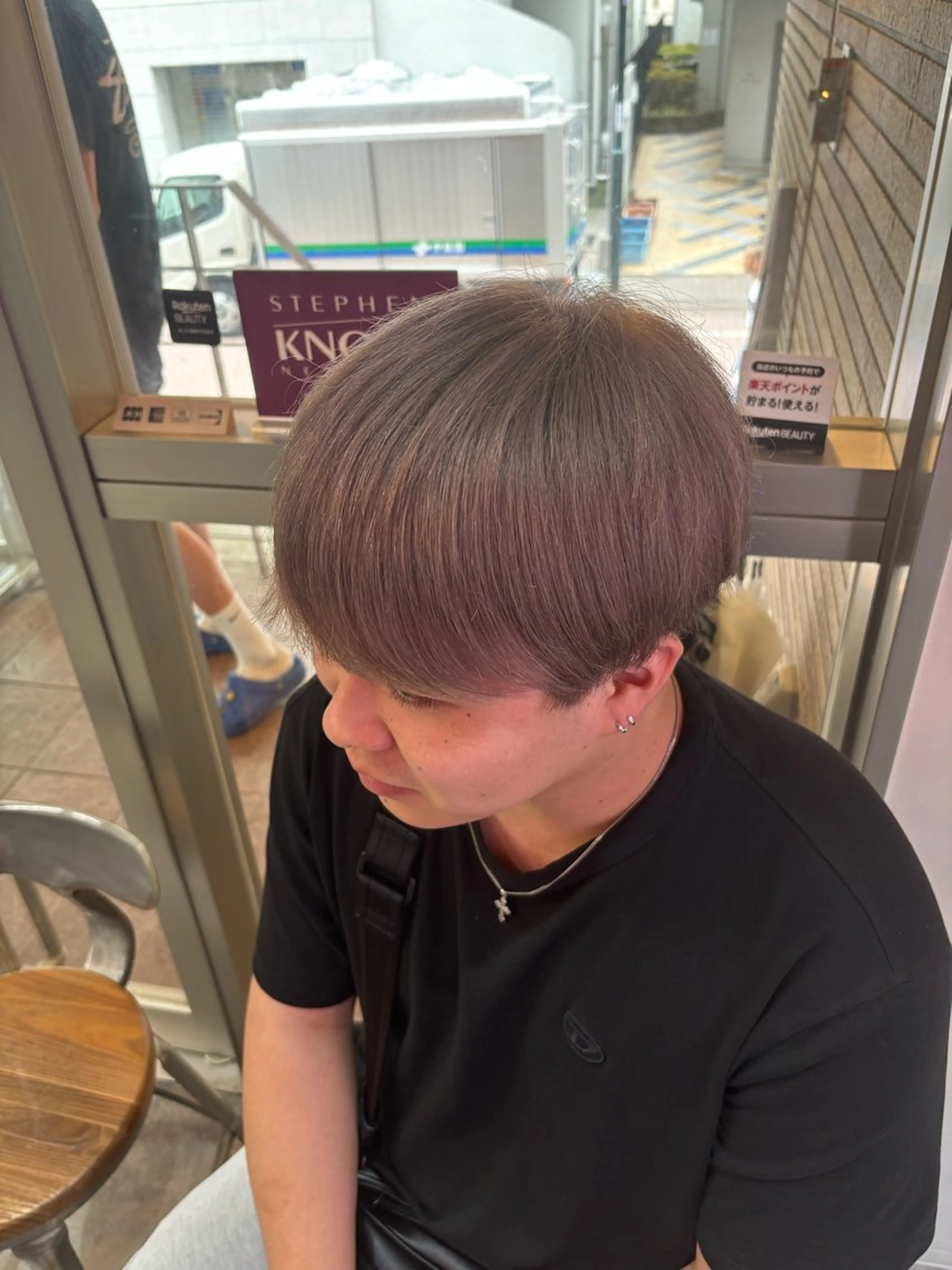 カラー メンズハイトーン 北斗💍レイヤーのヘアスタイル